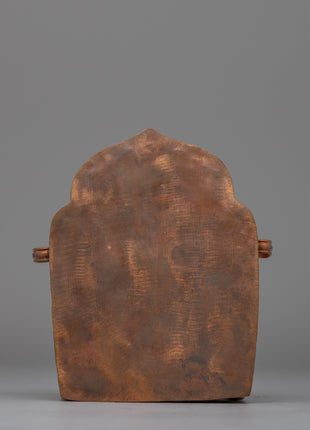 Silver-Plated Buddhist Ghau Box | A Sacred Tibetan prayer box