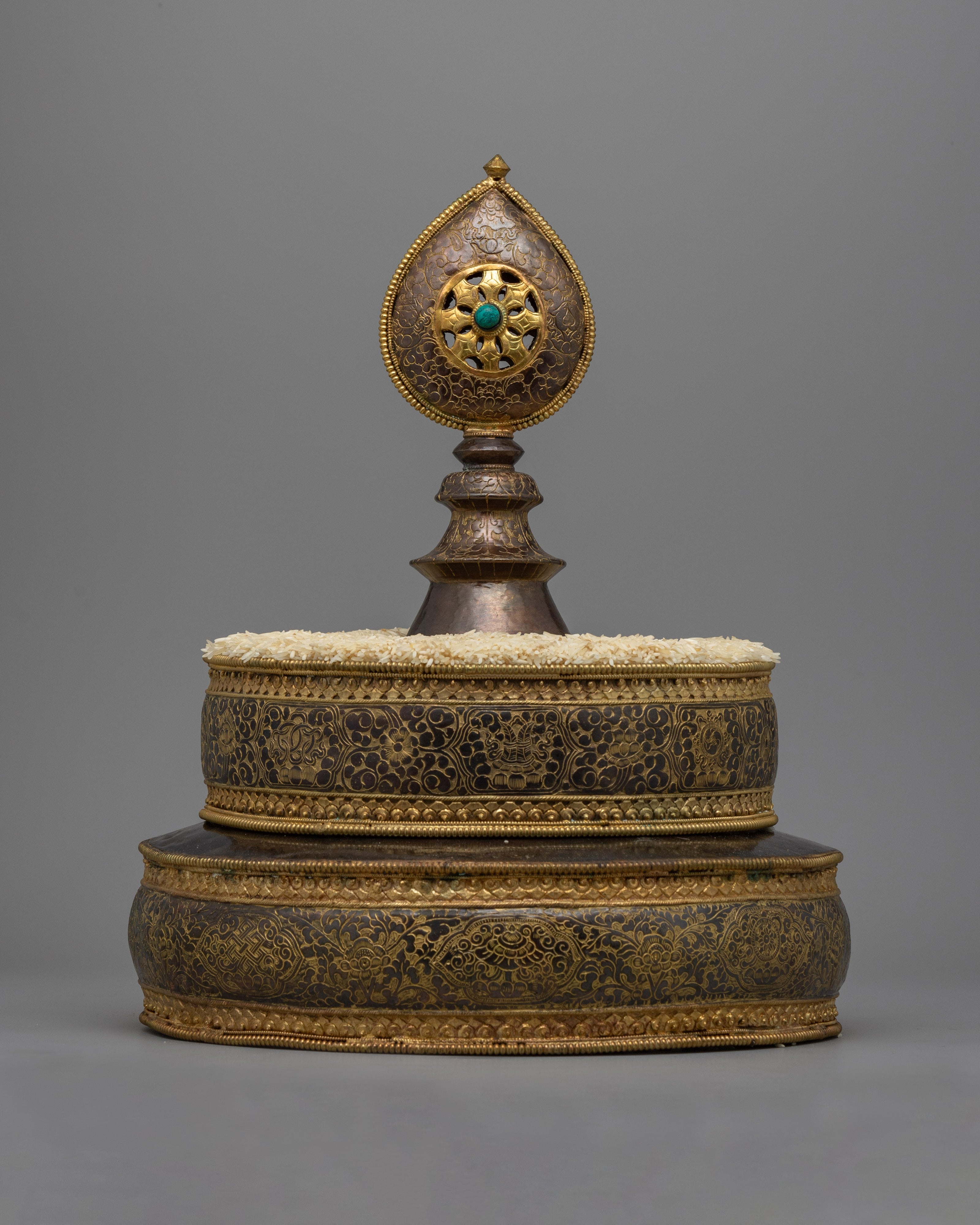 Sacred Tibetan Mandala for Offerings |  Exquisite Ritual Art for Devotion