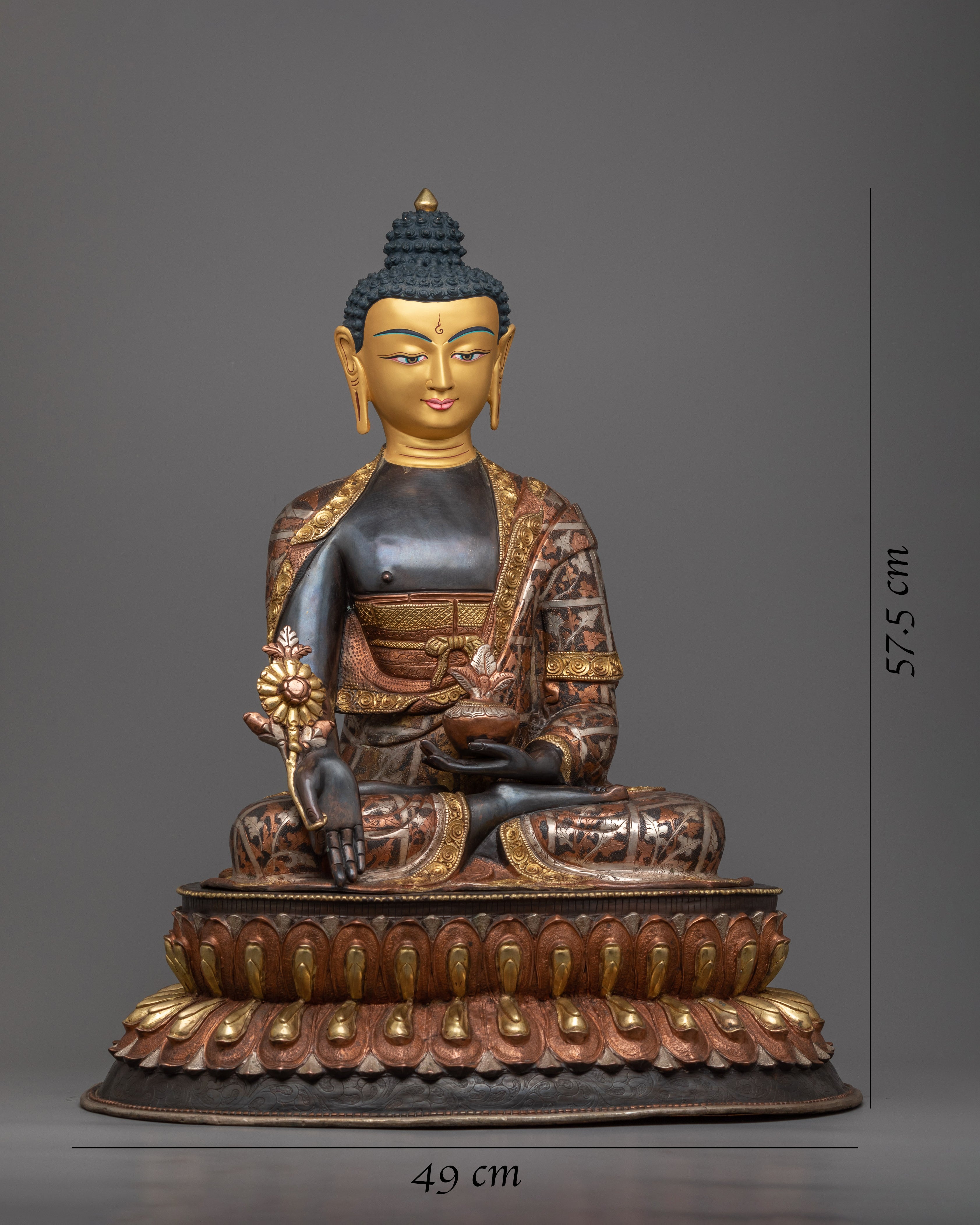 Buddha Medicine Statue | Healing, Compassion, and Exquisite Nepalese Craftsmanship Combined