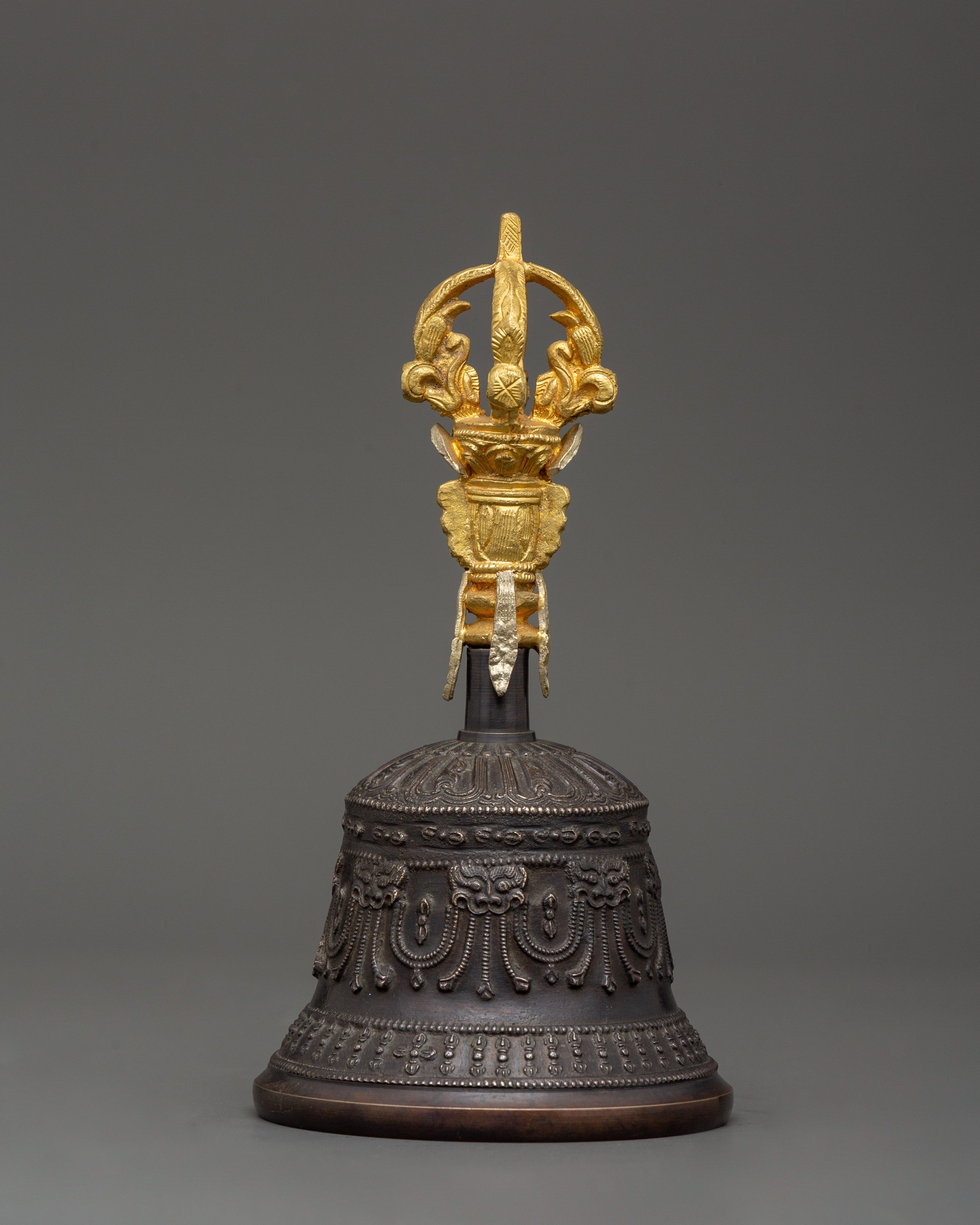 Bell and Vajra Tibetan Ritual Items | Ideal for Meditation and Buddhist Practices
