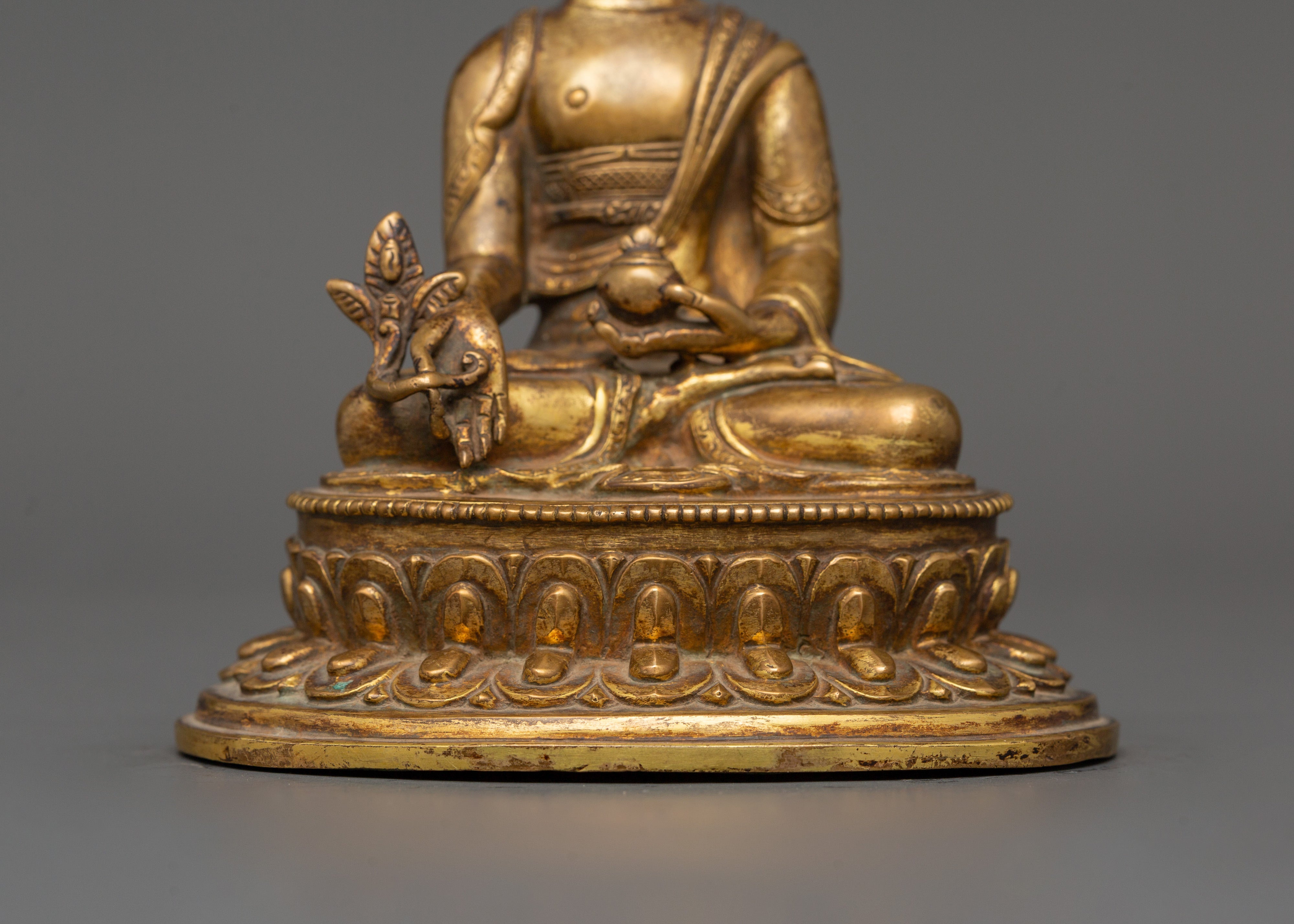 Medicine Buddha in copper | Spiritual Energy Decor