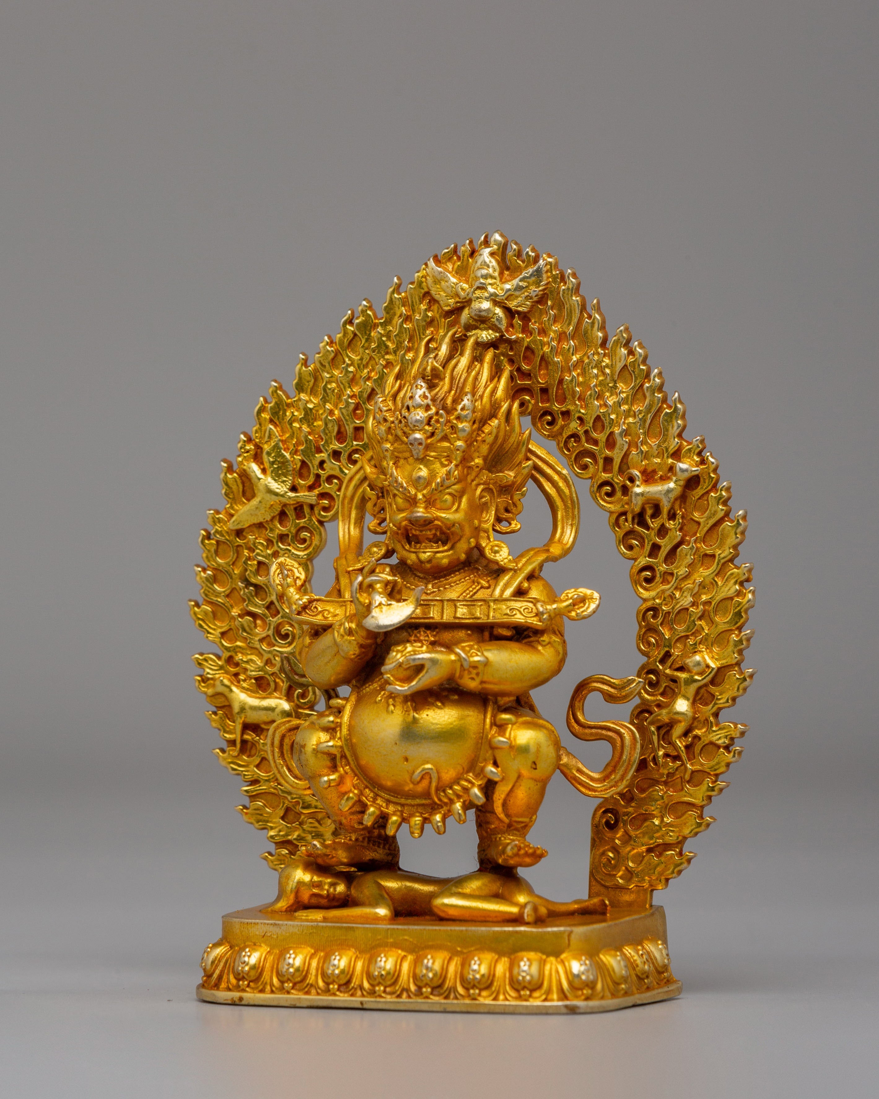 Buddhist Sakya Mahakala Deity Statue | Symbolizing Power & Protection