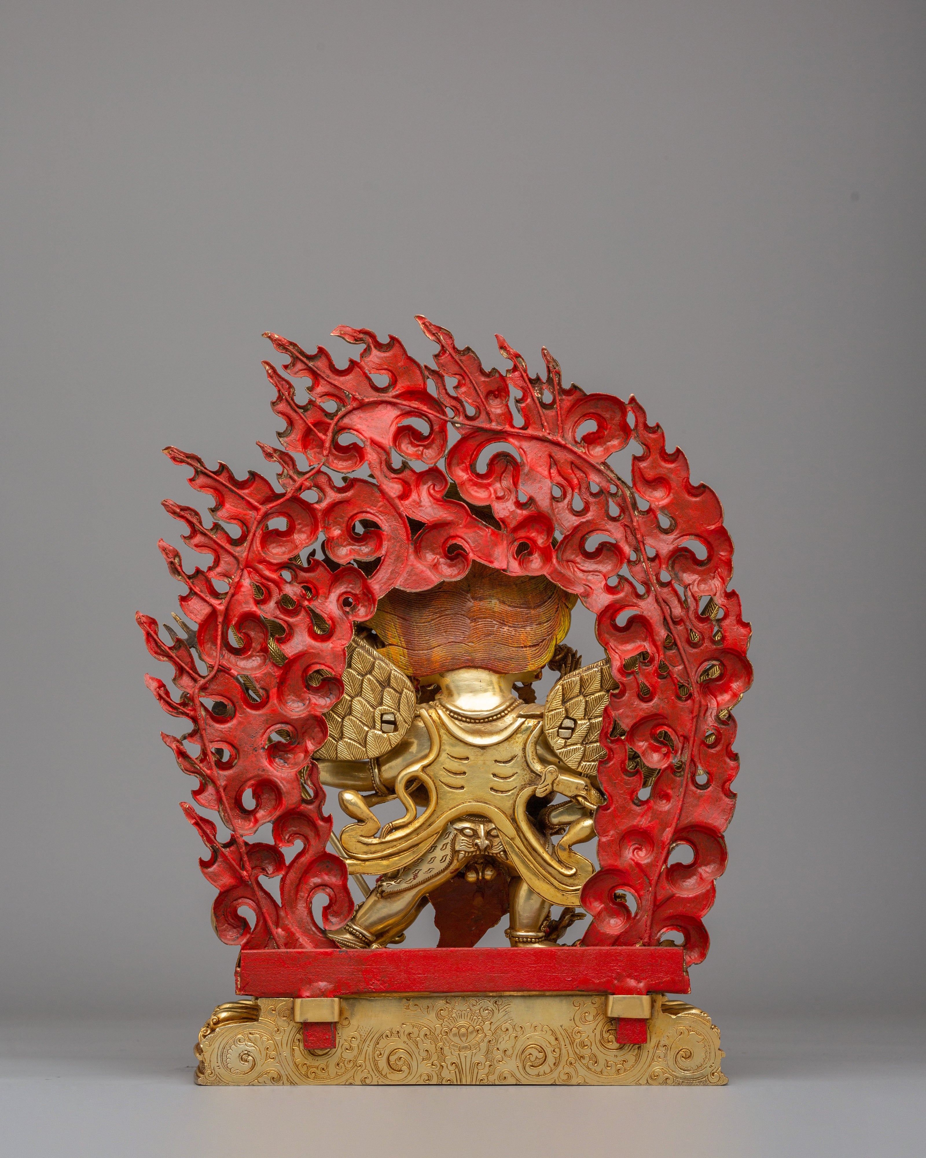 Handmade Altar Vajrakilaya Statue | Wrathful Tibetan Buddhist Deity