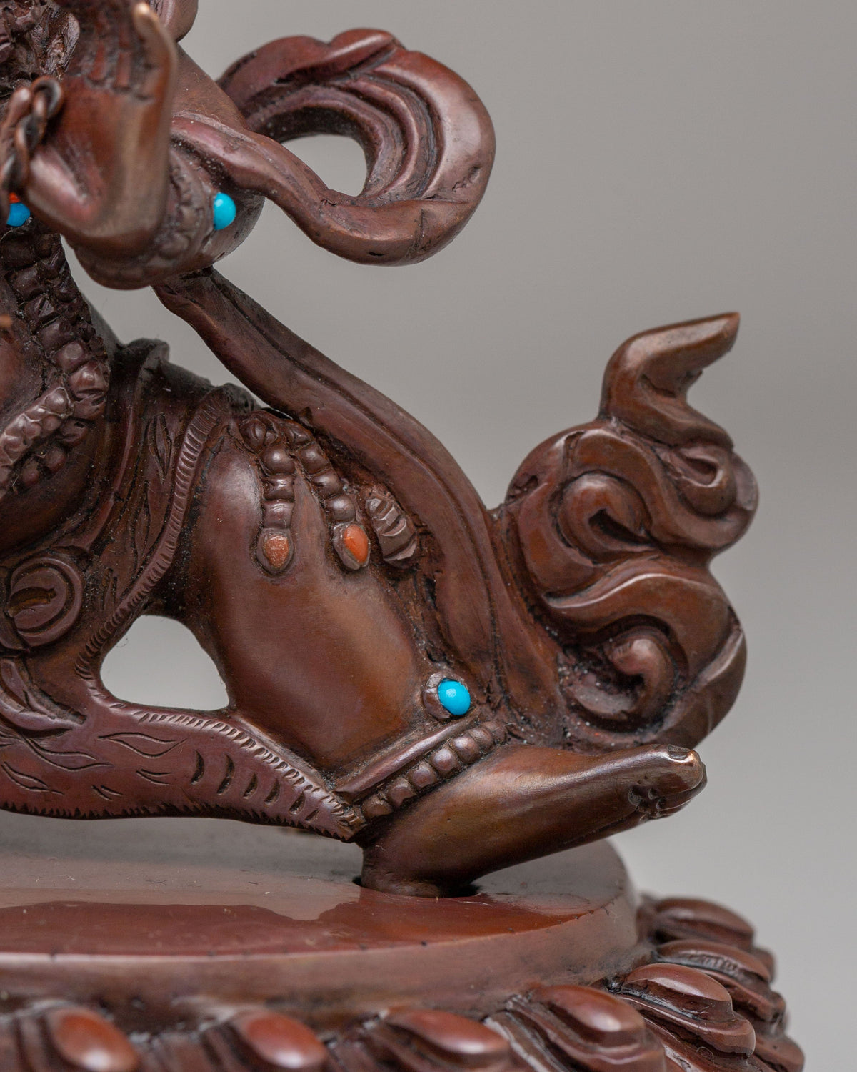 Tibetan Vajrapani Deity Statue | Handcrafted Artwork for Spiritual Protection