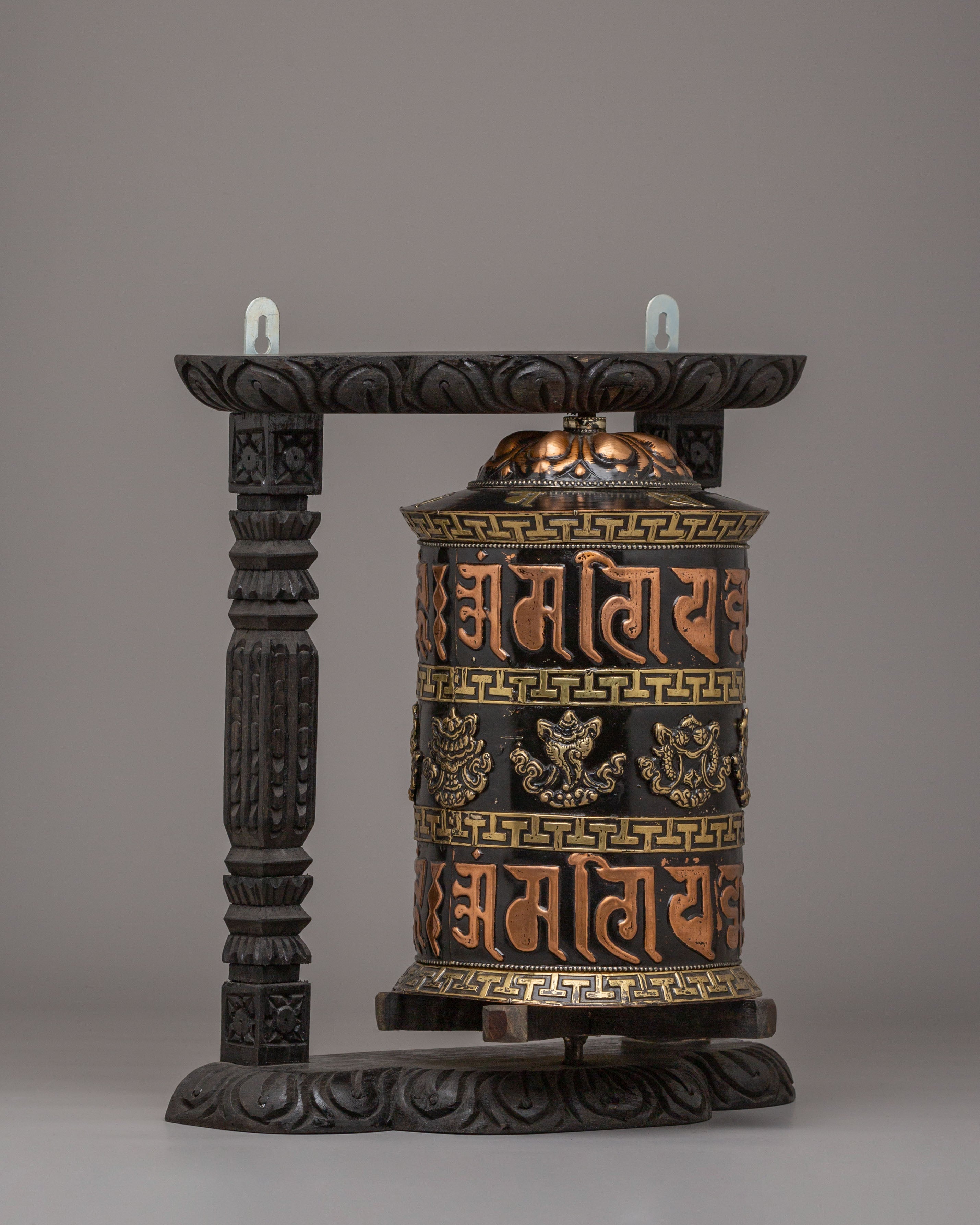 Sacred Ritual Prayer Wheel | Handcrafted Tibetan Mantra Spinner for Meditation