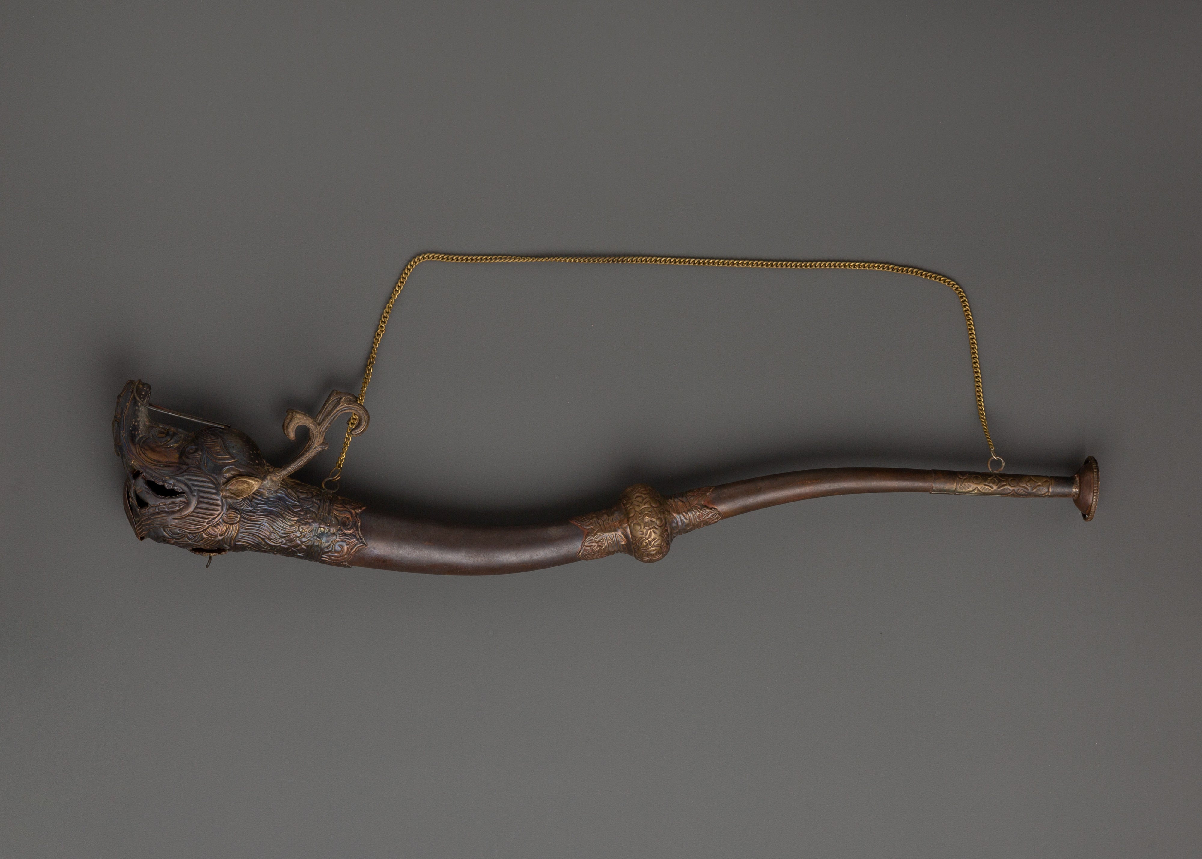 Antique-Finish Brass Kangling | Tantric Sound Tool