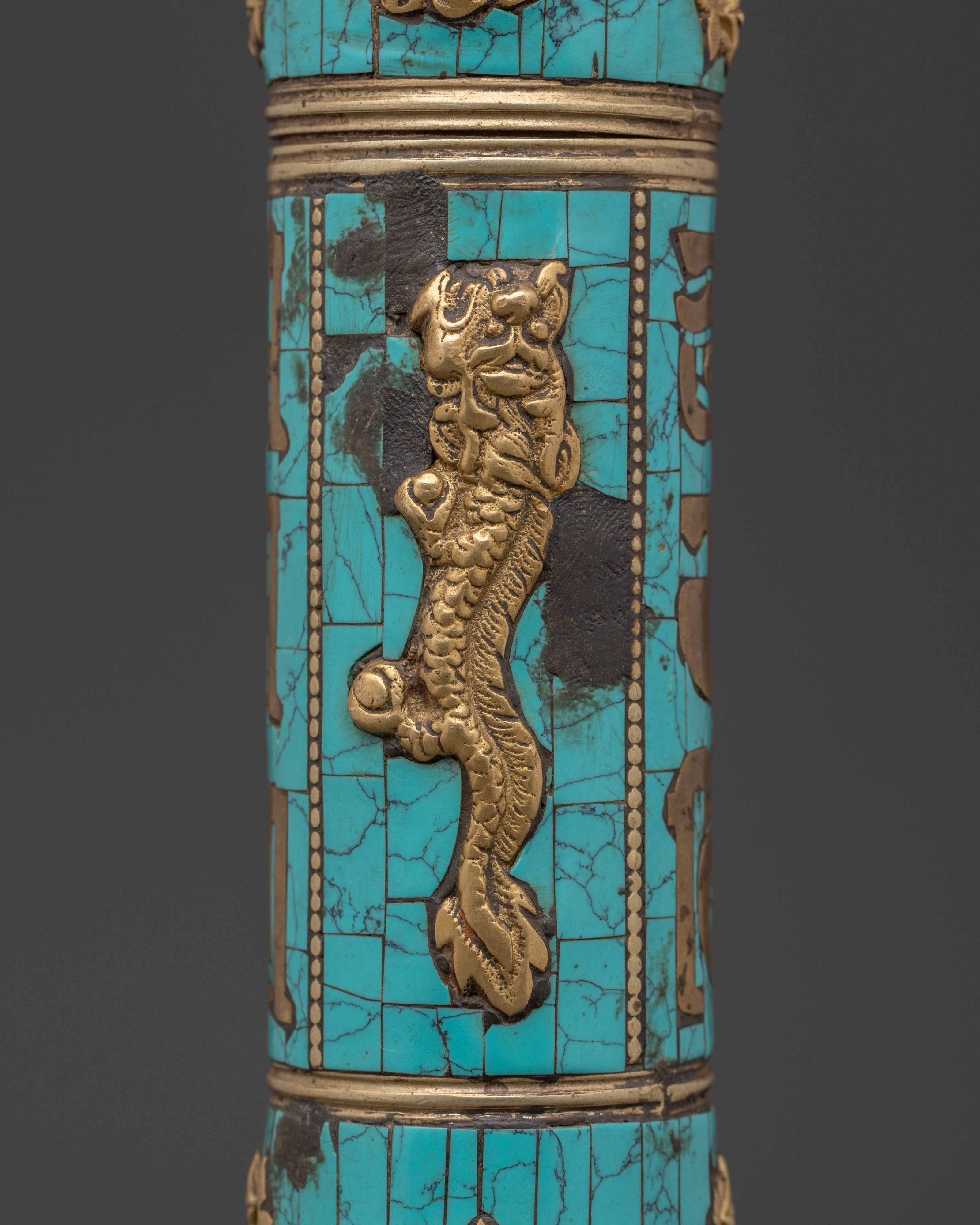 Tibetan Brass Incense Burner | Meditation Space Decor