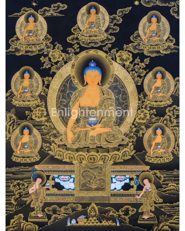 8-buddhas-black-gold