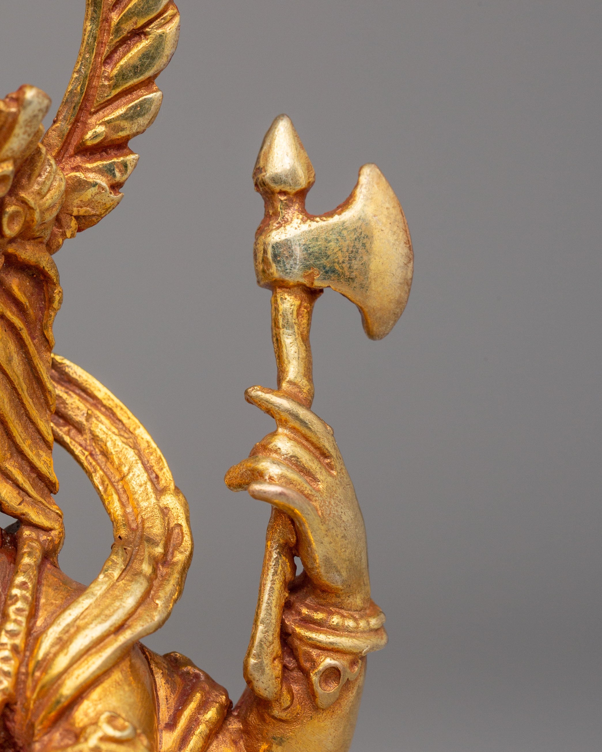 Sacred Ganesha Statue | 24K Gold Plated Copper Body