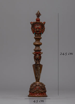 Dorje Phurba Practice Ritual Item | Handcrafted Spiritual Tool Enhancing Ceremonial Decor