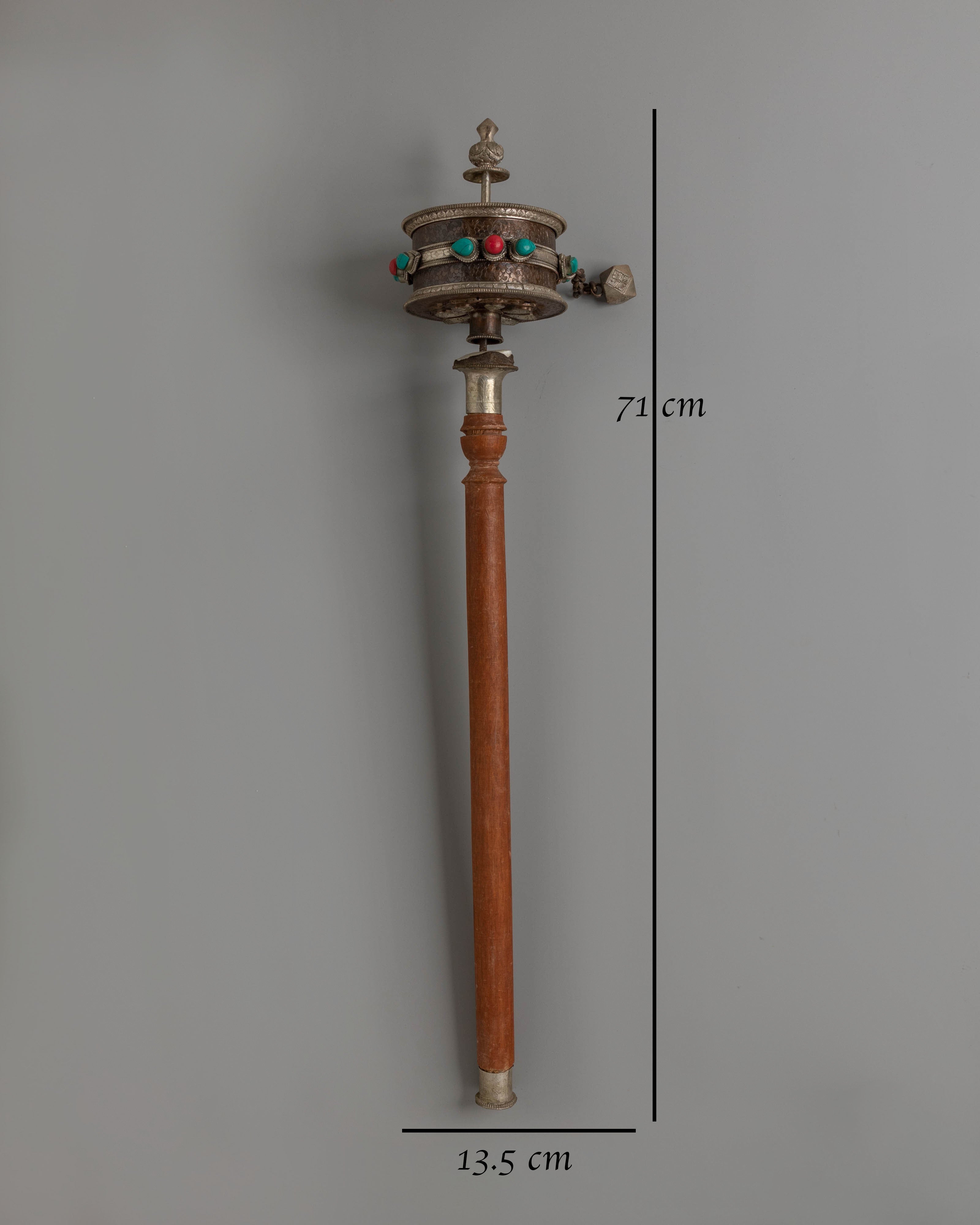 Prayer Wheel for Ritual Use | Path to Peace & Positivity