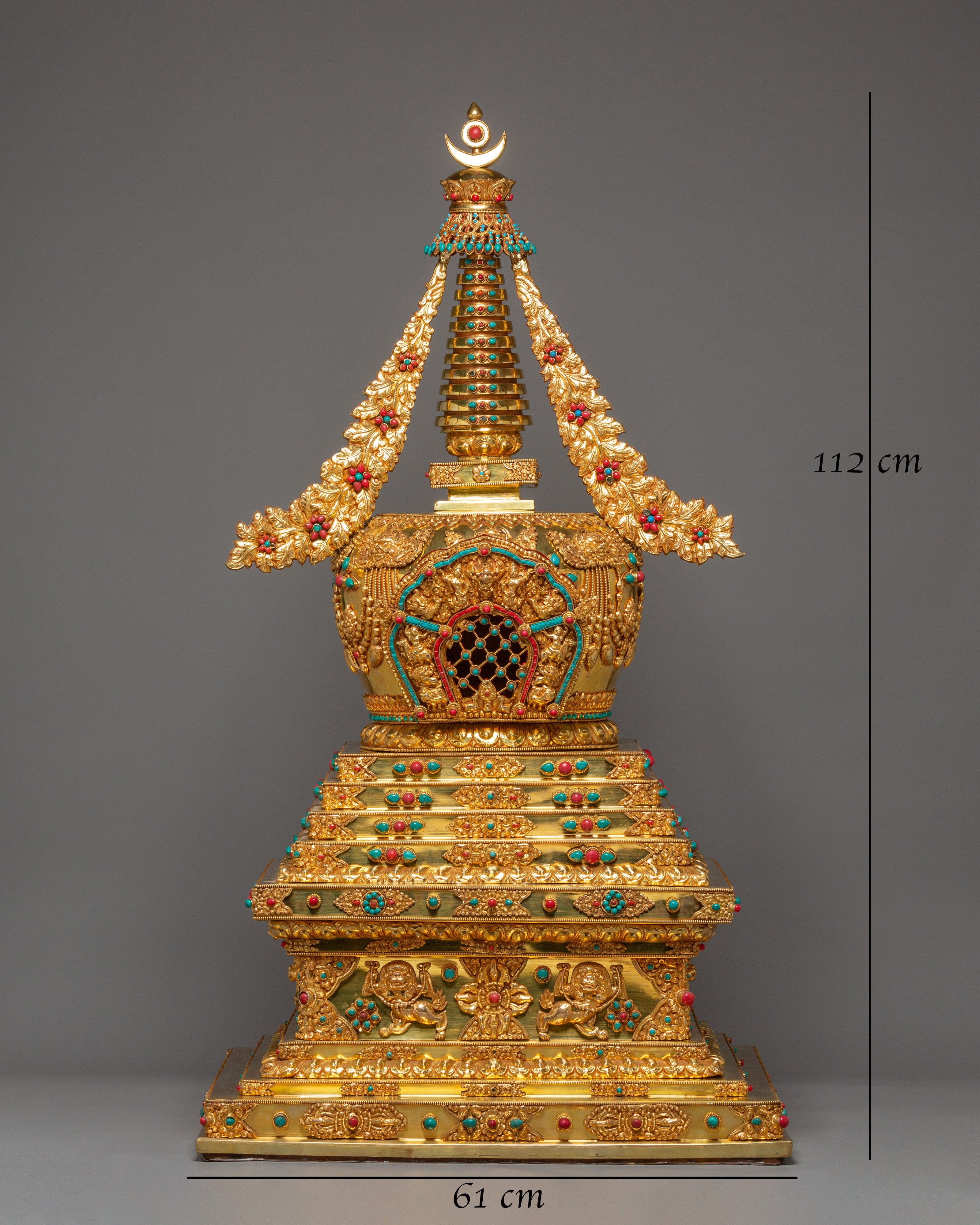 Golden Stupa for Atlar | Symbol of Wisdom