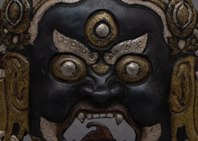 Wrath Full Mask Wall Hanging | Exquisite Art Piece of Tradition with Artistic Craftsmanship