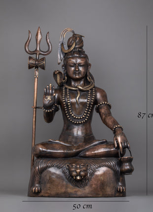 Statue of Shiv Shankar Mahadeva | Religious Figure of the Supreme Deity of Hinduism