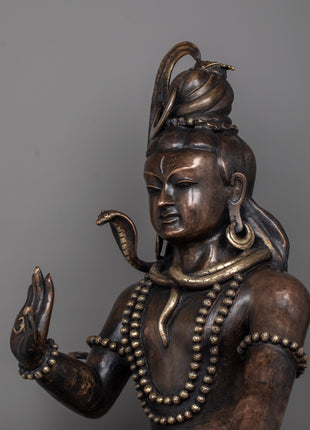 Statue of Shiv Shankar Mahadeva | Religious Figure of the Supreme Deity of Hinduism