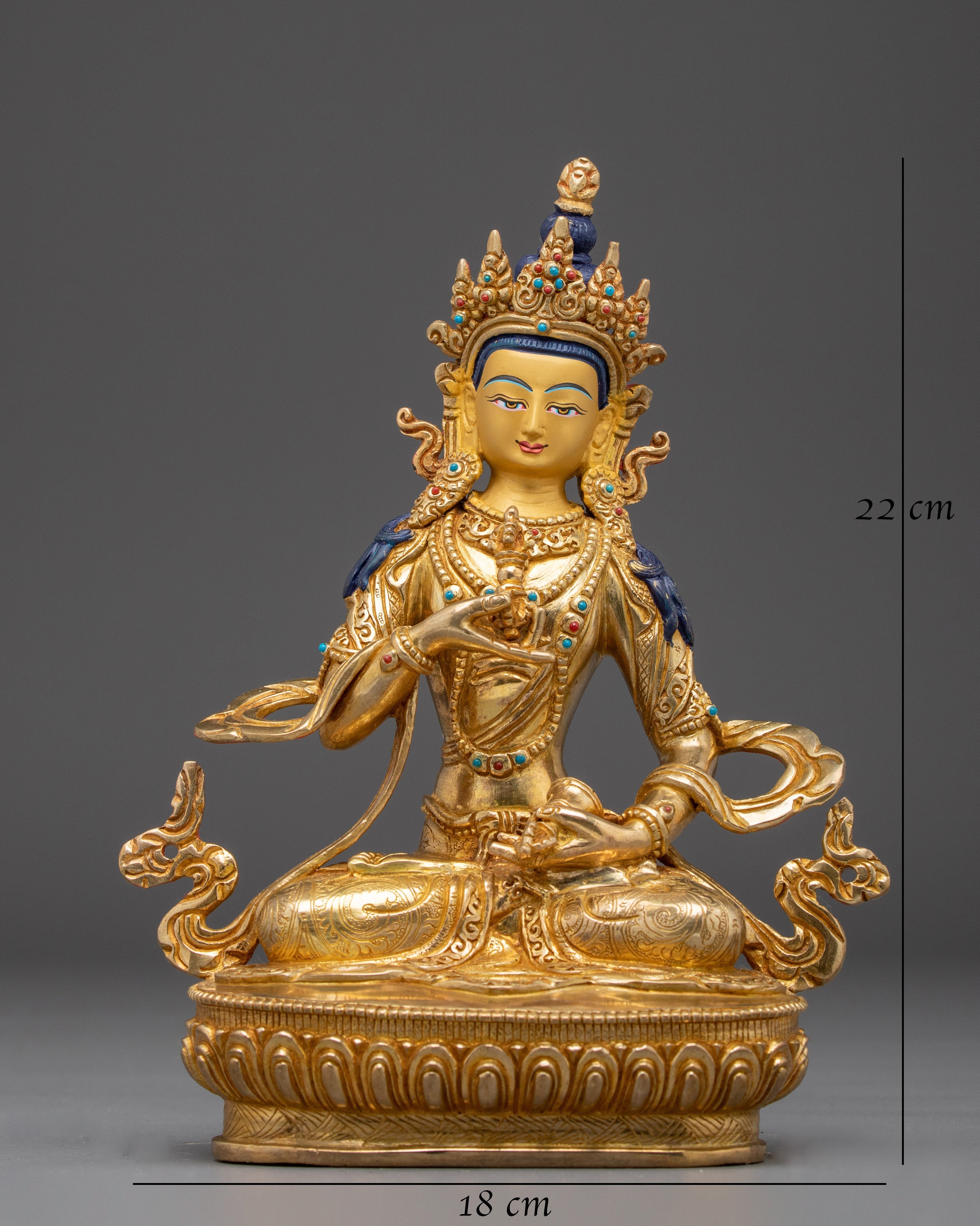 Sacred Buddhist Divine Purifier Deity Vajrasattva Statue | Buddhist Art