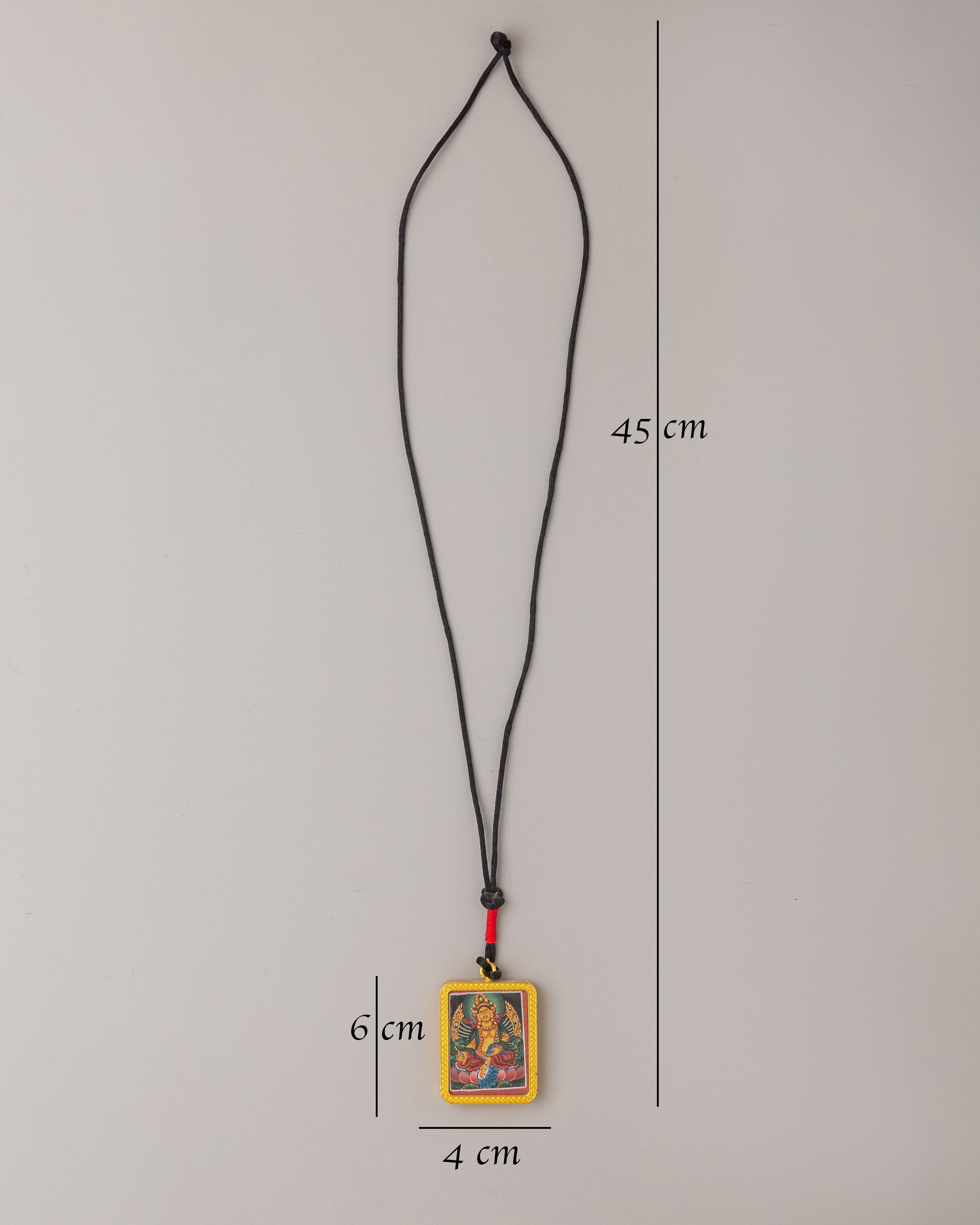 Handmade Dzambhala Locket | Spiritual Protection Amulet