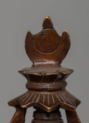 Traditionally Handcarved Stupa for Decor | A Sacred Buddhist Symbol of Enlightenment