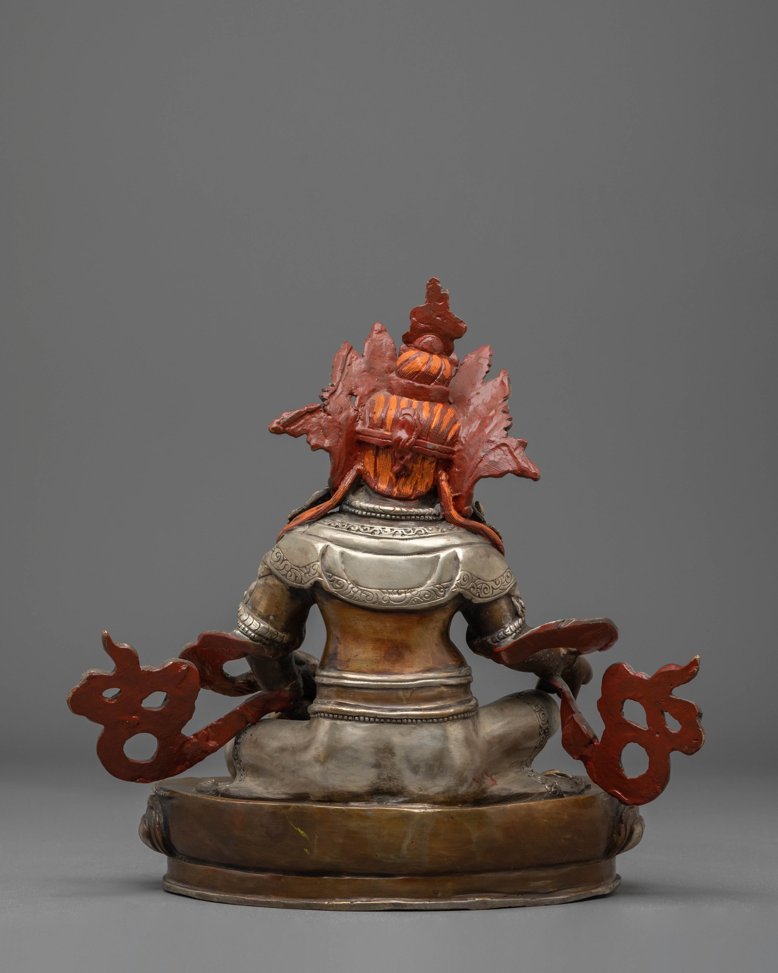 Oxidized Copper Dzambhala Sculpture | Traditional Himalayan Art