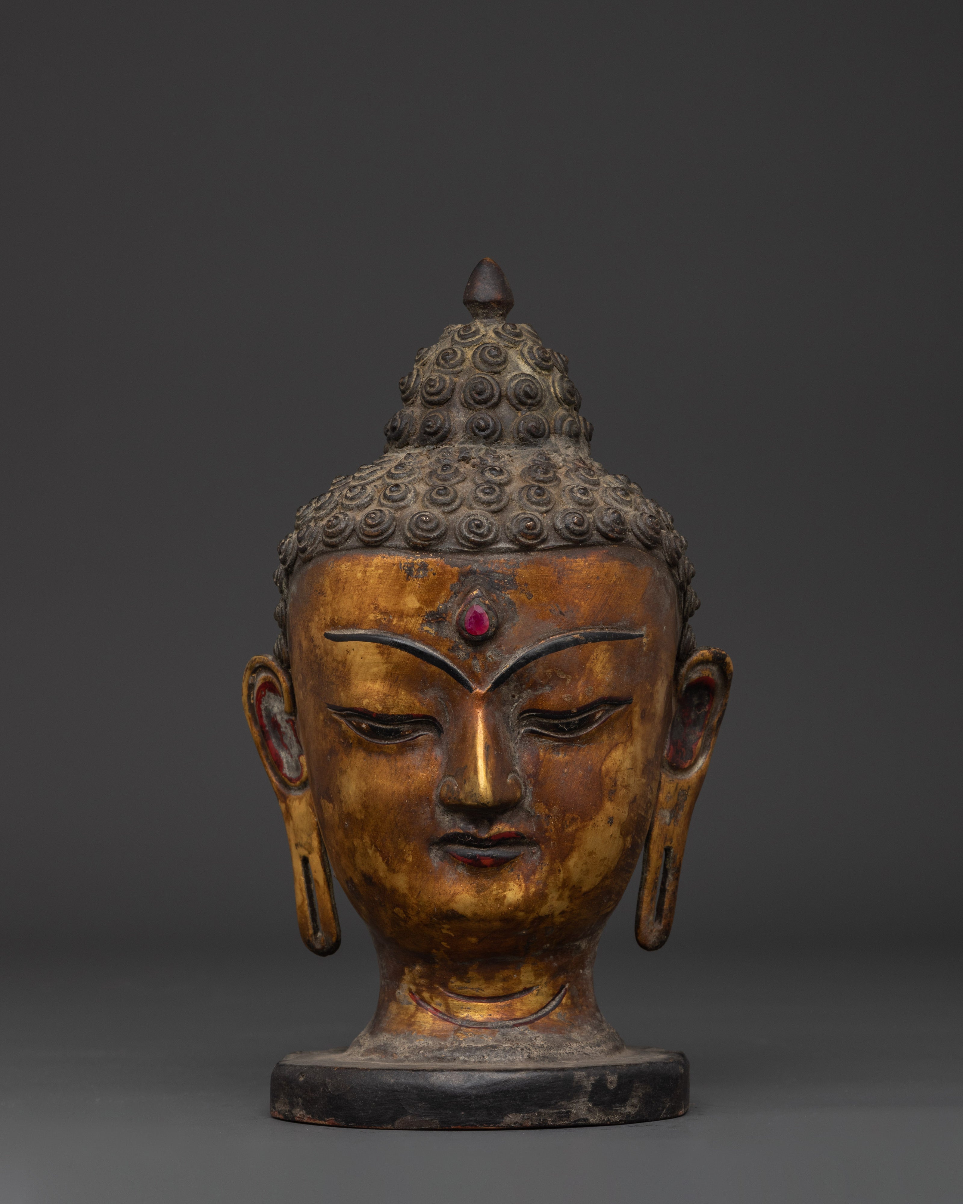 Buddha Head Figurine