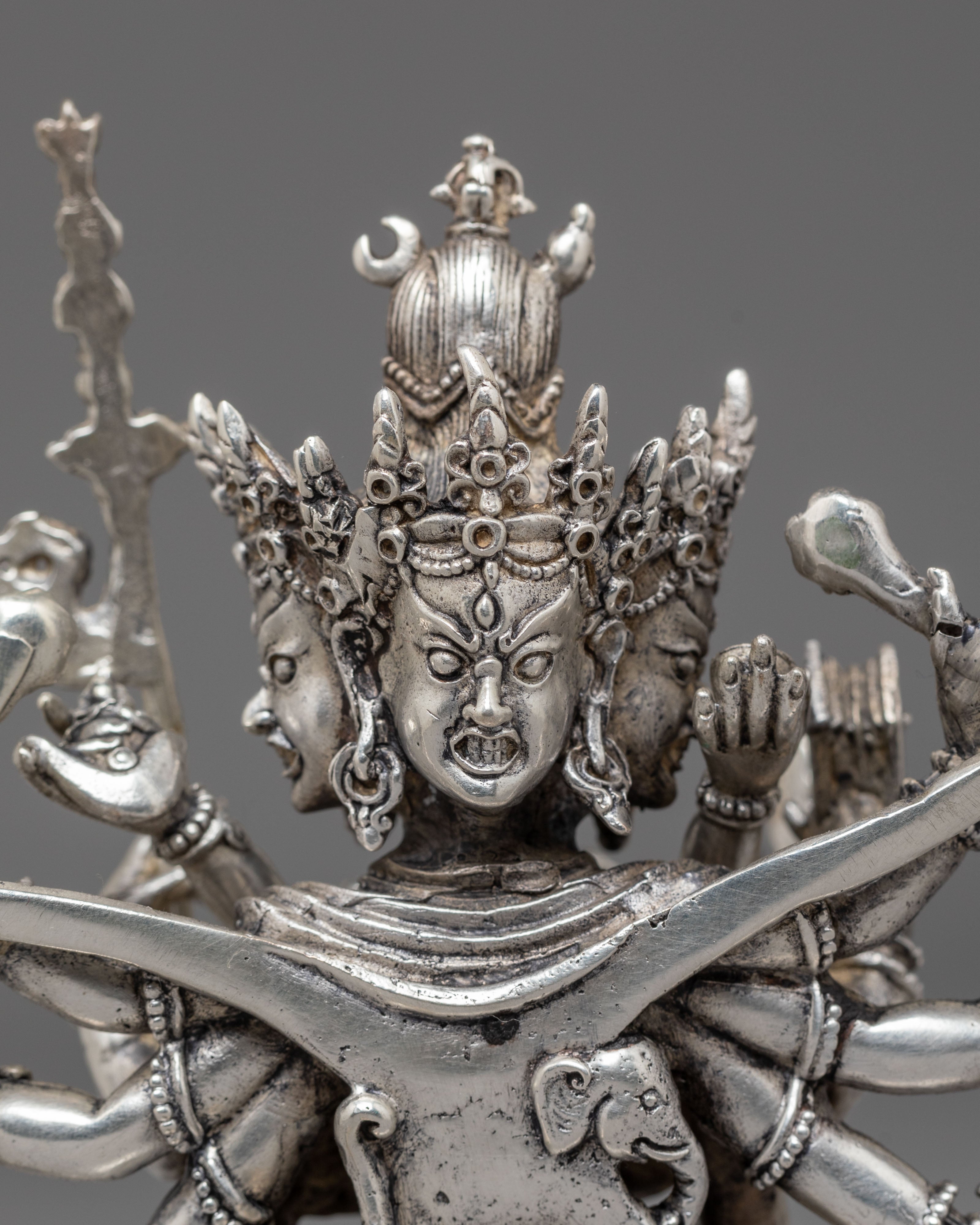 Buddhist Chakrasambhara Statue | Vajrayana Enlightened Deity