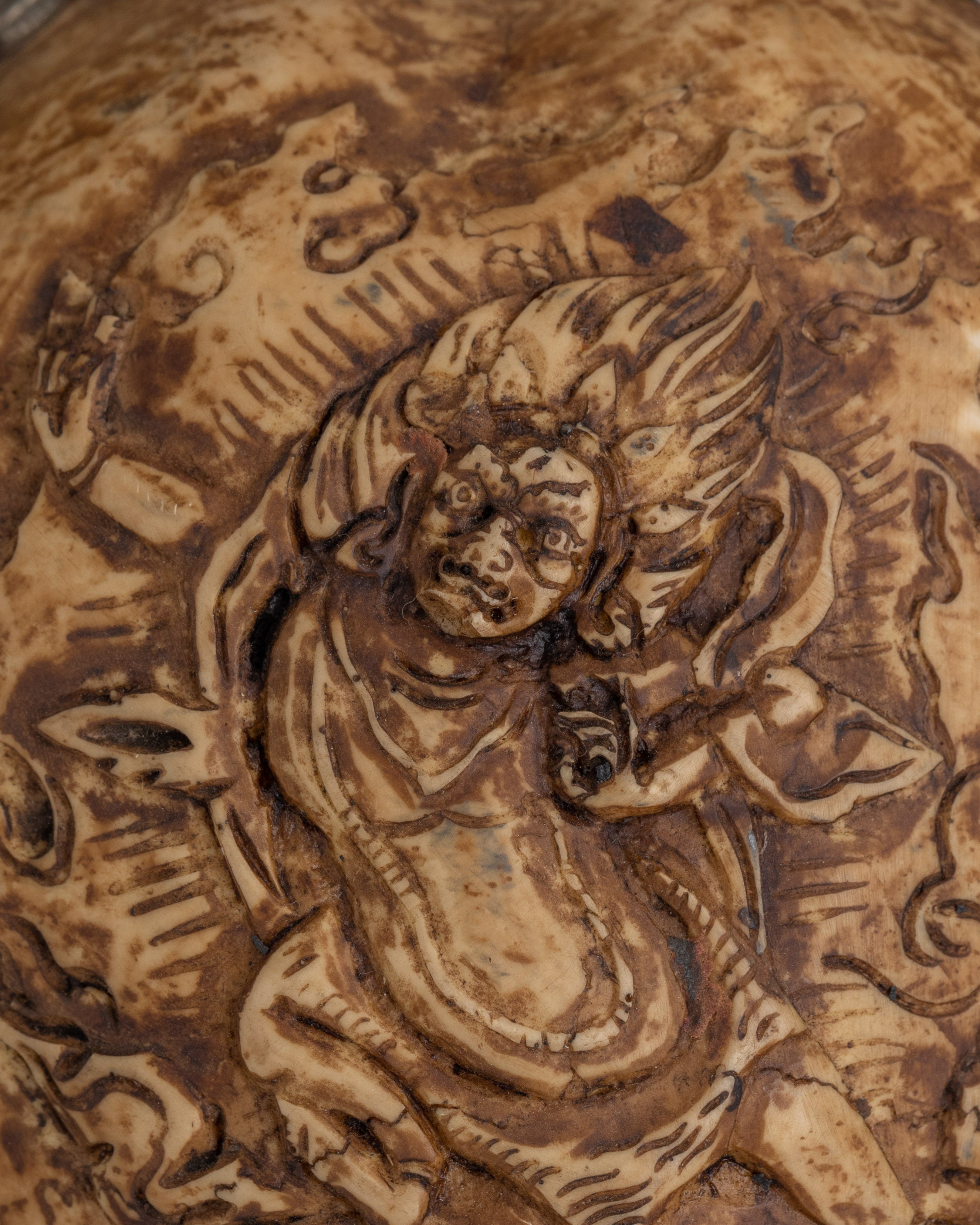 Kapala Tibetan Artifact |  Ritual Cup for Meditation