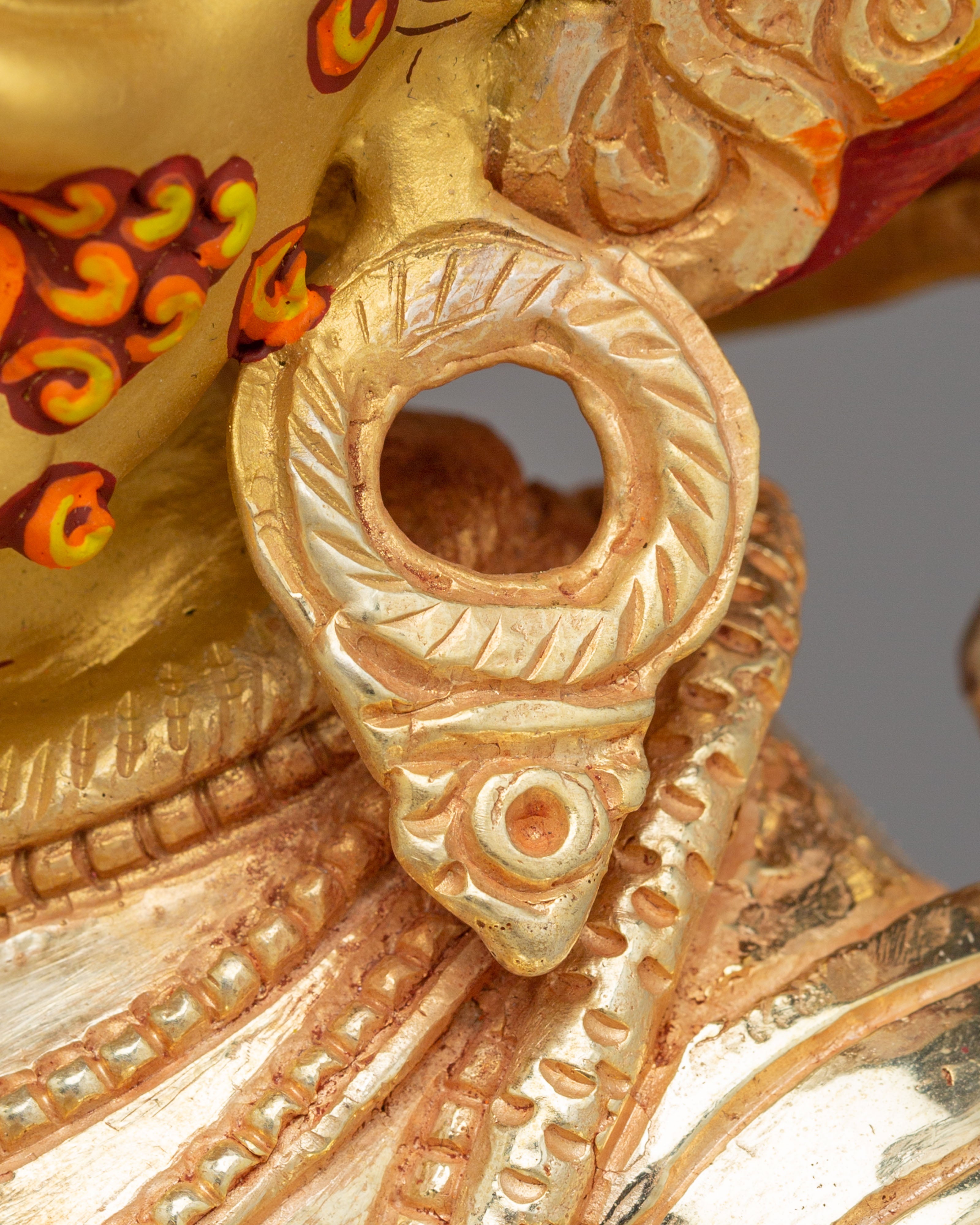 Handcrafted Sacred Vajrapani Statue | Spiritual Protector Art