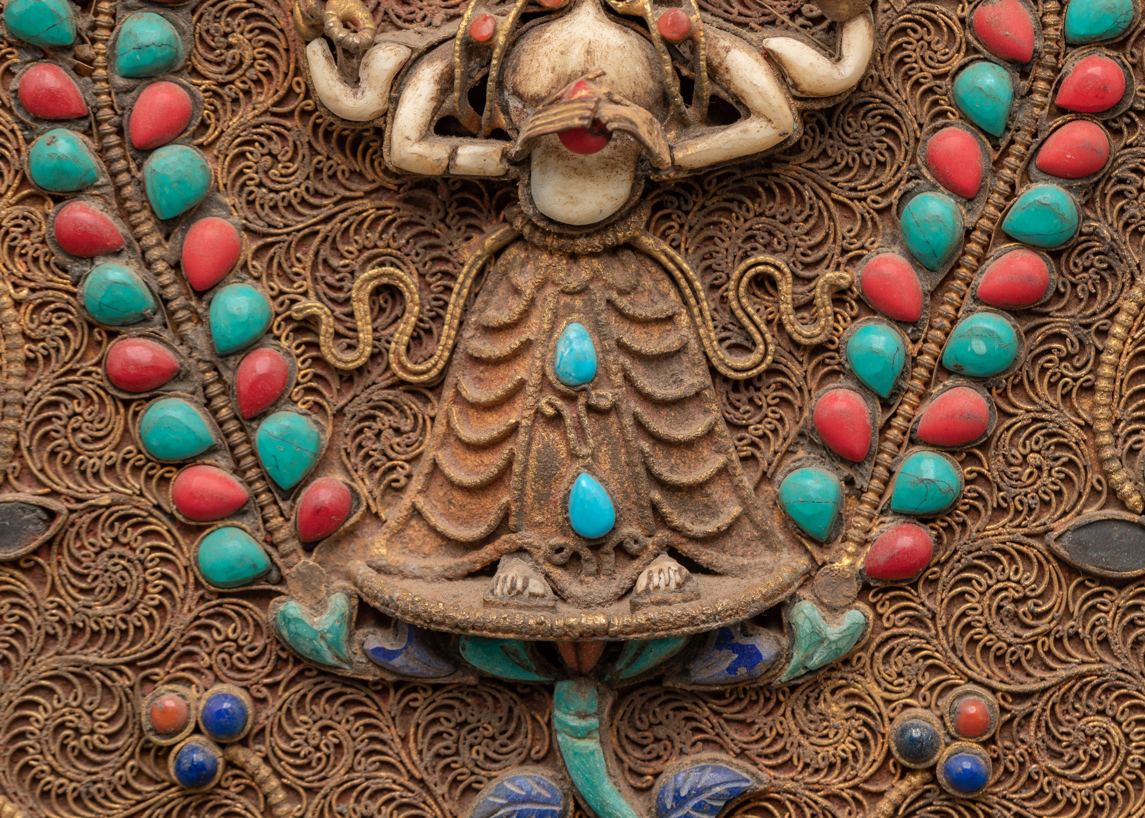 Handcrafted Copper Wall Hanging | For Sacred and Traditional Home Decor
