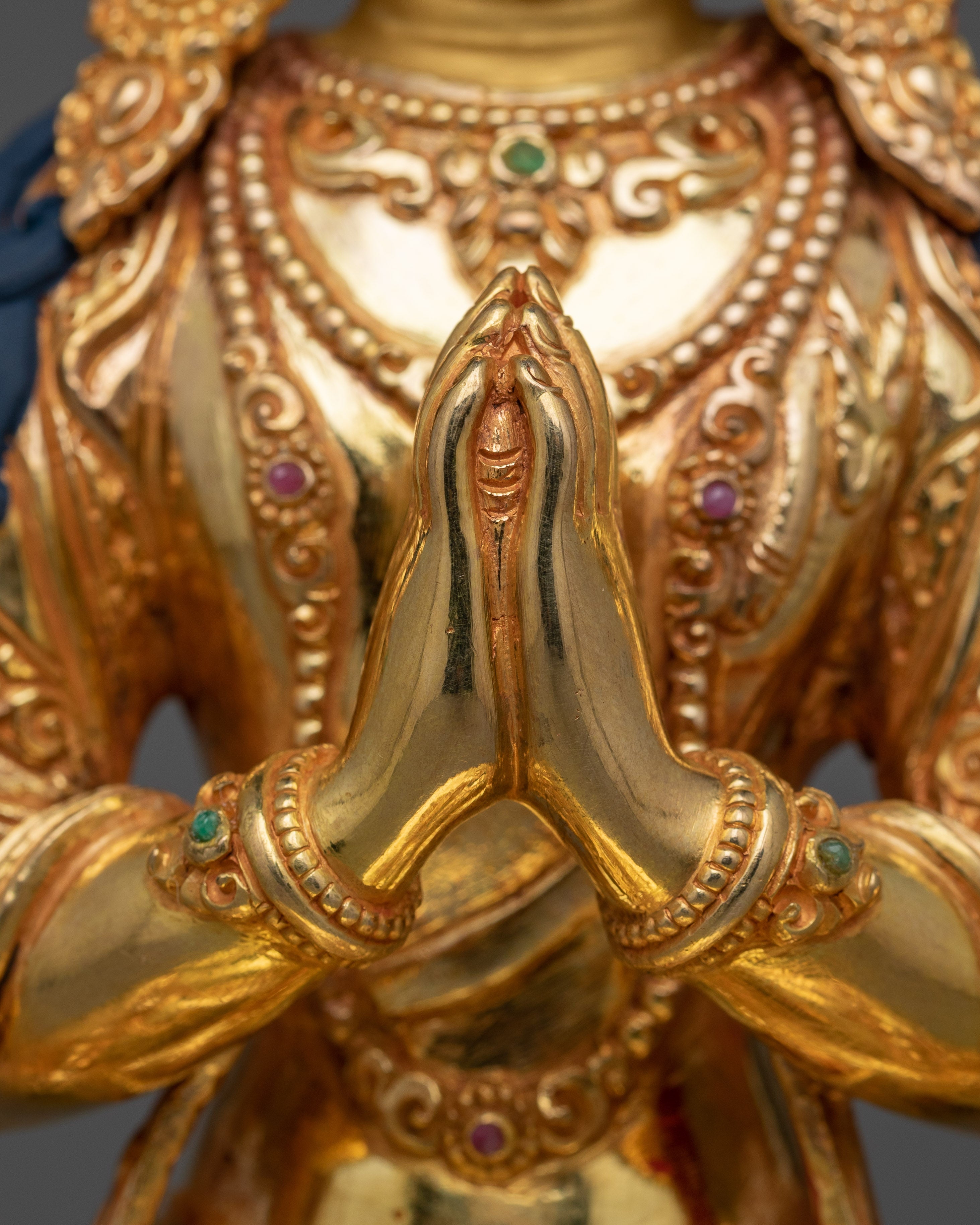 Traditional Himalayan Statue of Chenrezig | Protector of All Beings
