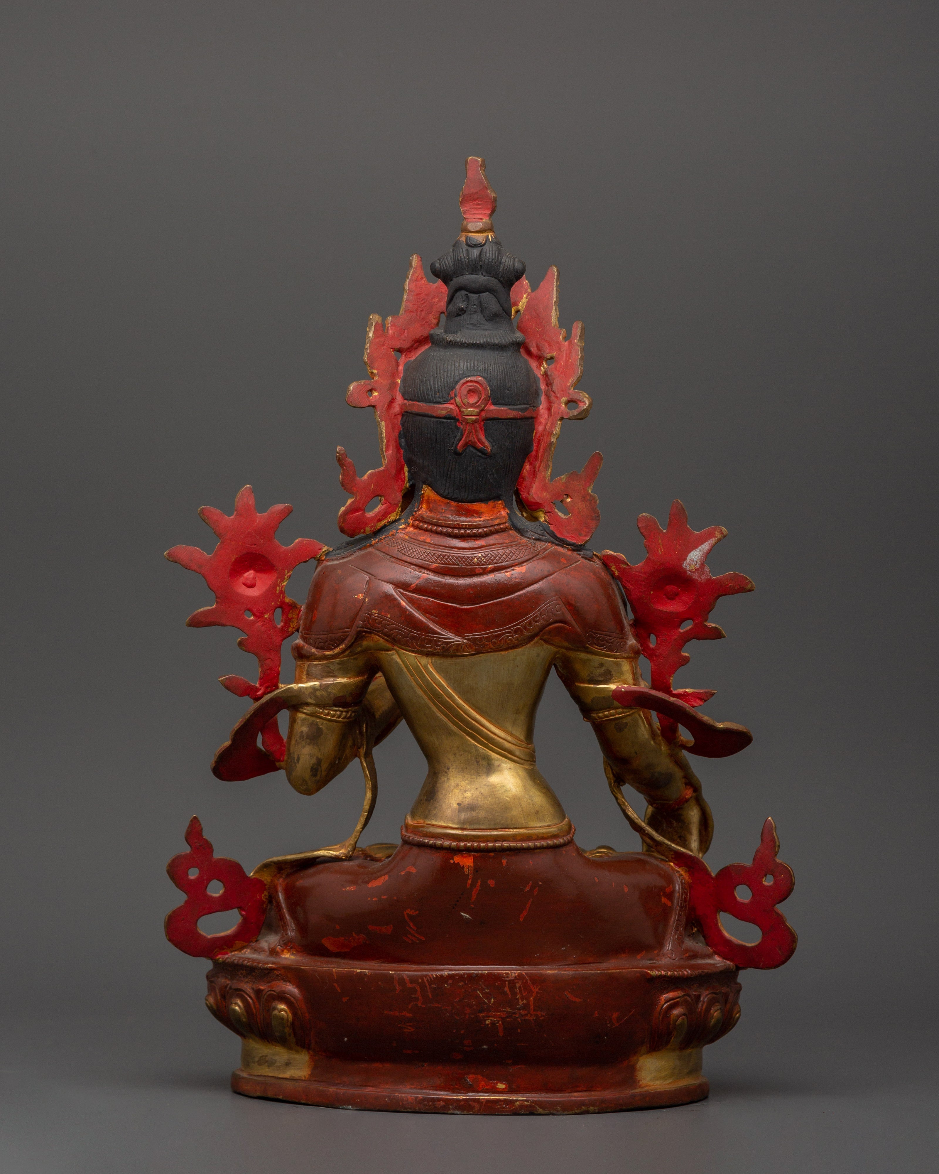 White Tara Tibetan Healing Deity Statue | Swift Action & Compassion Goddess
