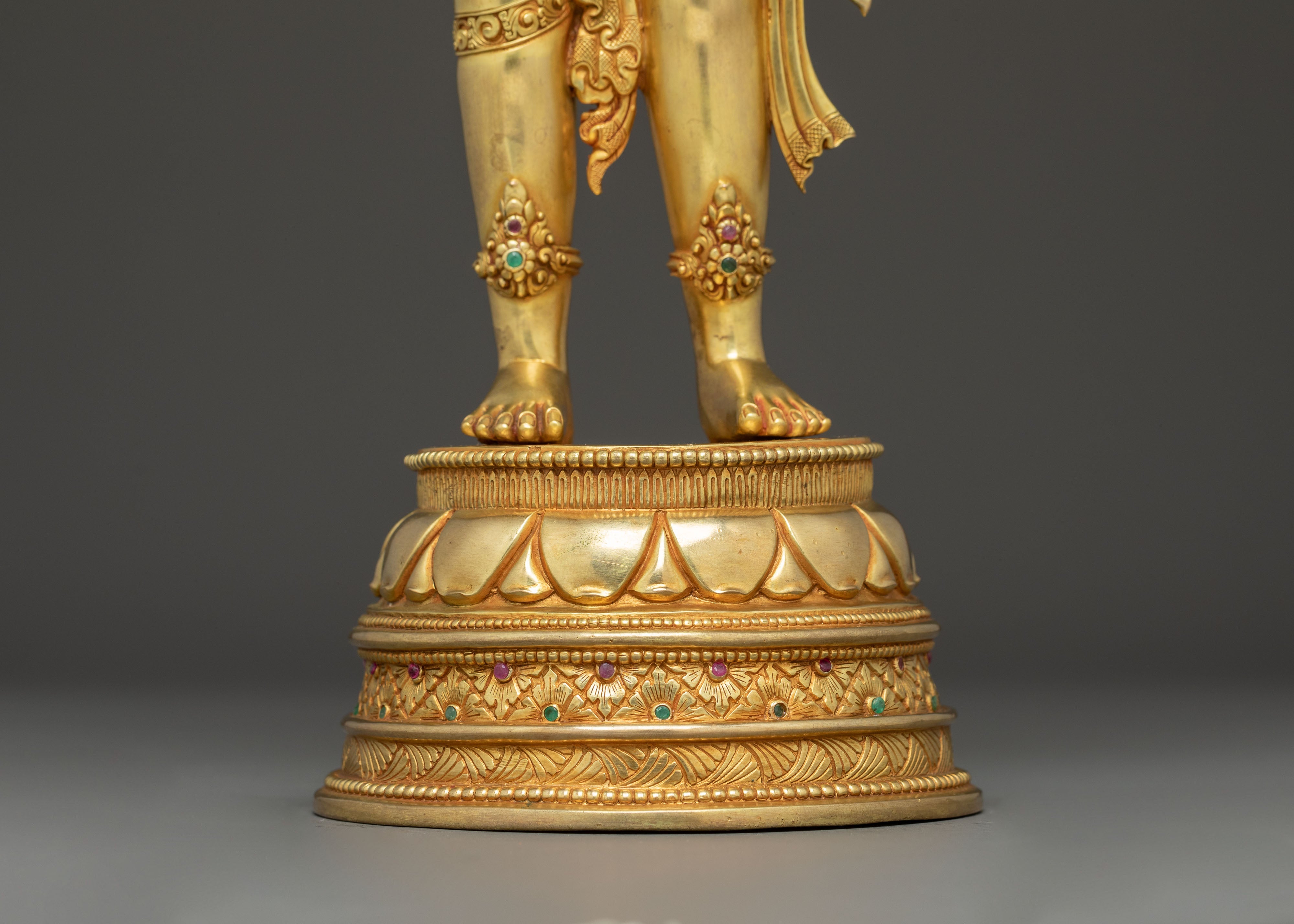 The Standing Manjushri Art | Symbol of Transcendent Wisdom and Enlightenment