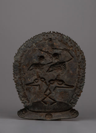 Dharmapala Citipati Wall Hanging | Mahakala Citipati Guardians for Spiritual Devotion & Protection