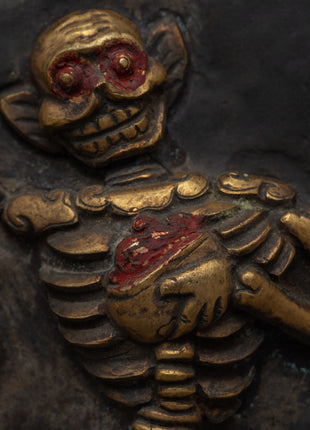 Dharmapala Citipati Wall Hanging | Mahakala Citipati Guardians for Spiritual Devotion & Protection