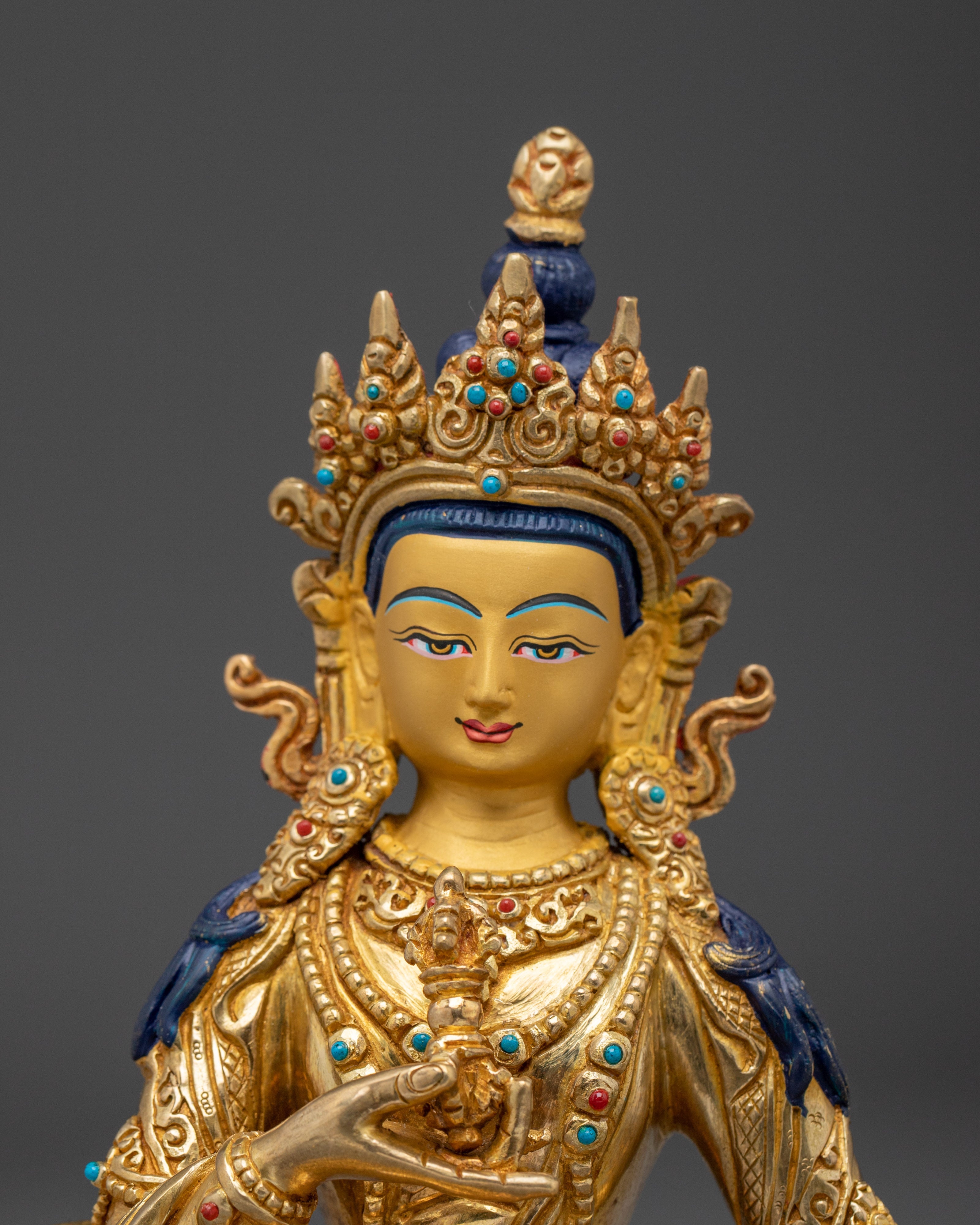Sacred Buddhist Divine Purifier Deity Vajrasattva Statue | Buddhist Art
