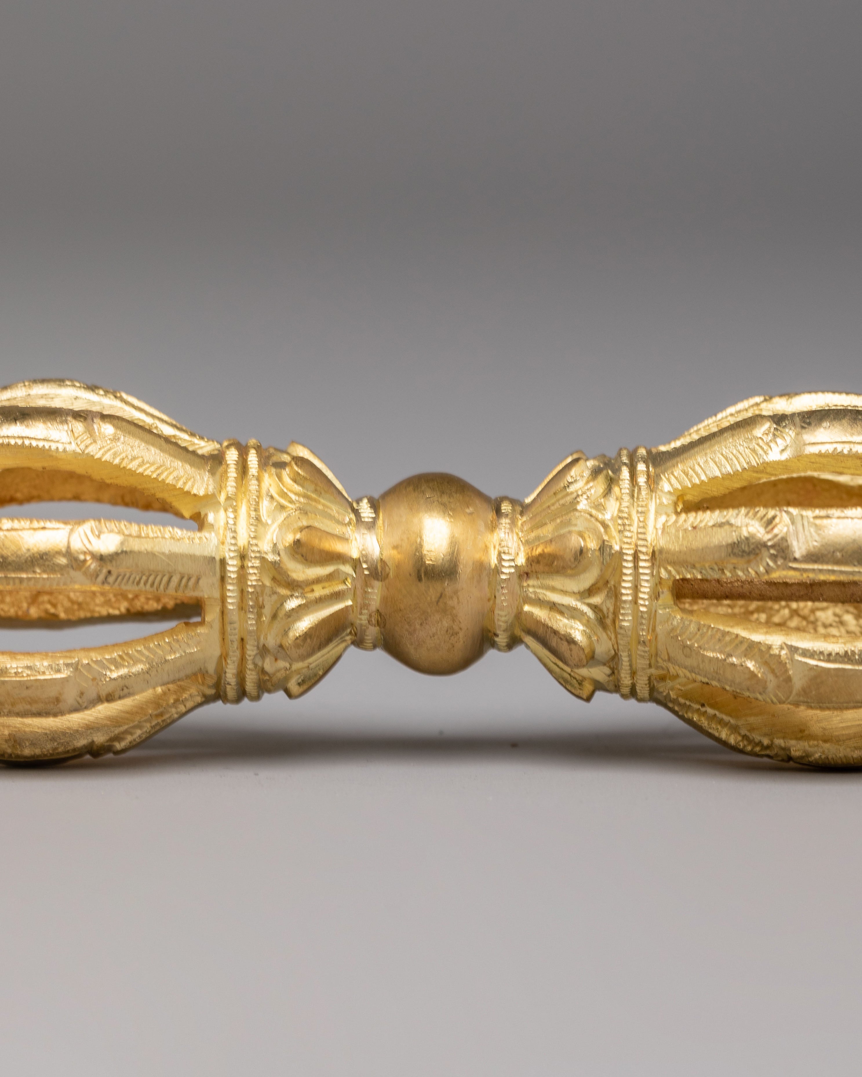 Handmade Ritual Vajra and Bell Set | Sacred Vajrayana Meditation Tools