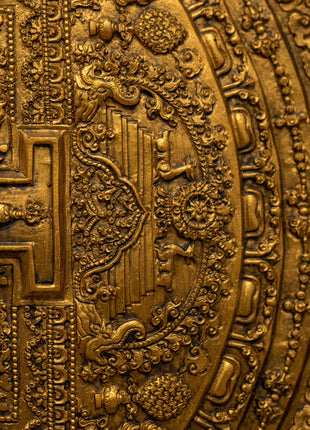 Stunning Ethnic Wall Hanging  |  Traditional Tibetan Art for Home Decor
