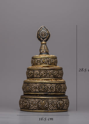 Tibetan Mandala Offering Set | Sacred Offering Sets for Spiritual Devotion and Home Decor