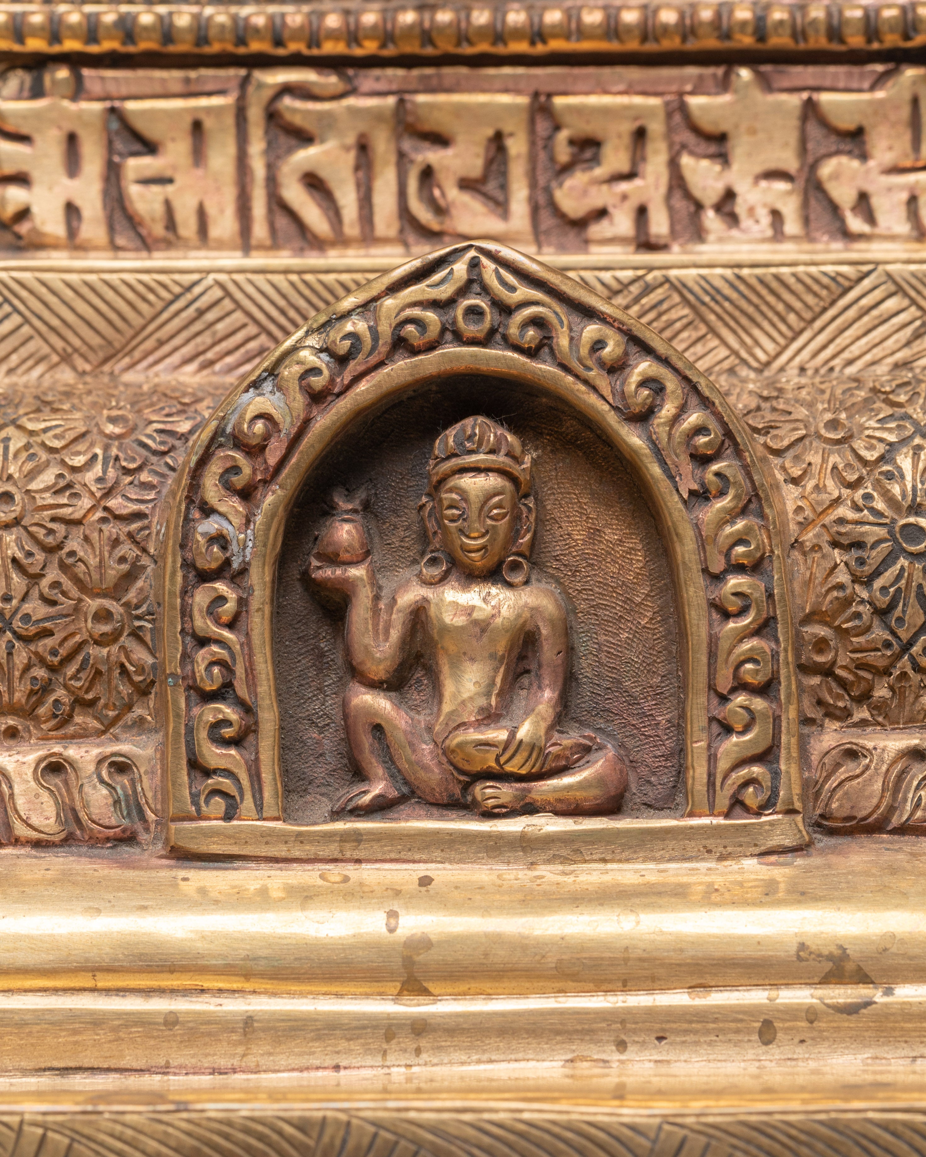 Five Dhyani Buddhas Stupa | Tibetan Temple Stupa