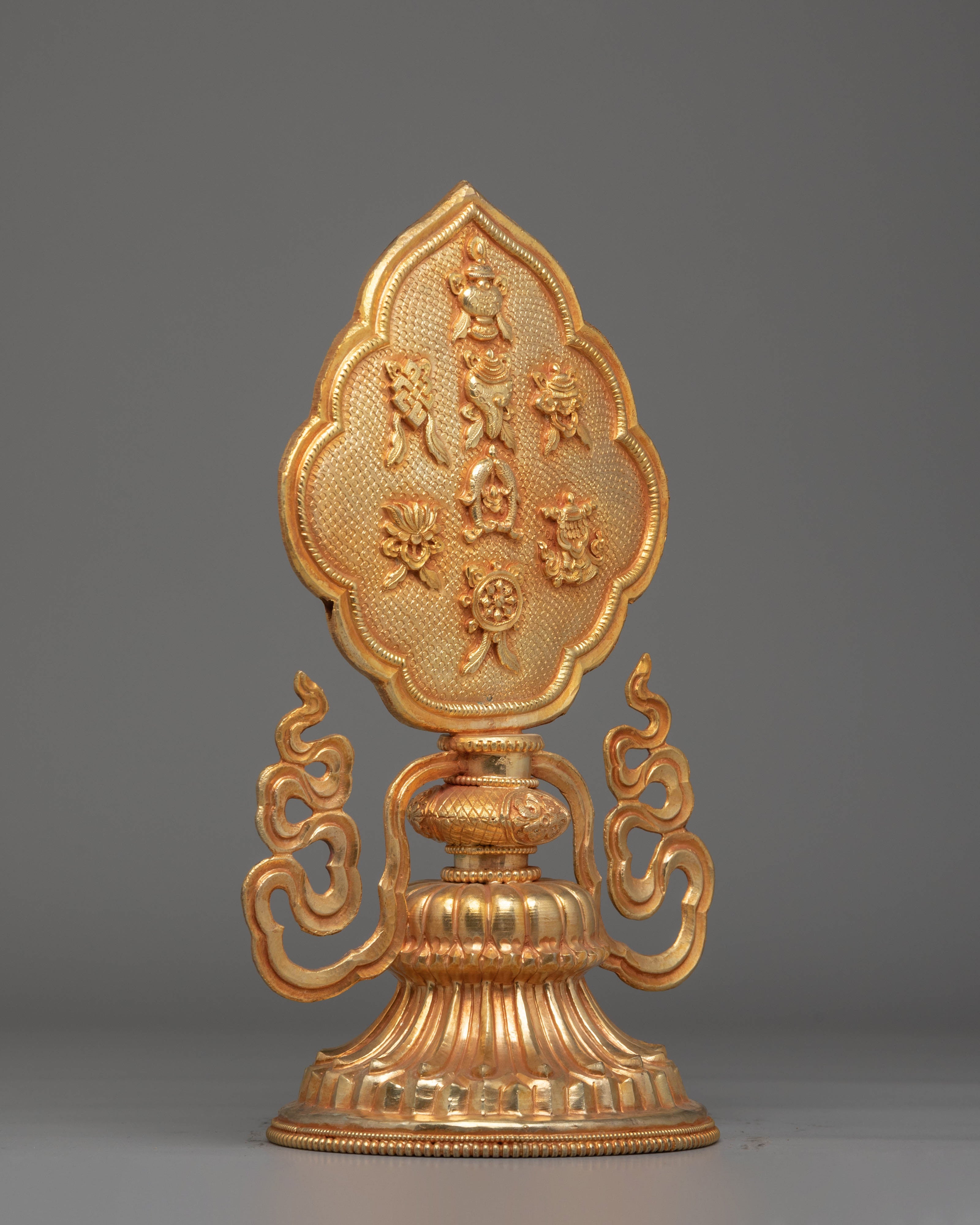 Sacred Tibetan Eight Auspicious Symbols | Symbolic Decor for Blessings and Prosperity