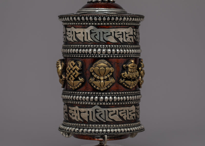 Traditional Prayer Wheel | Handcrafted for Spiritual Practices