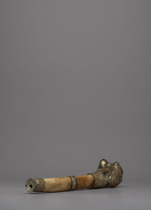 Authentic Tibetan Kangling | Handcrafted Bone Ritual Instrument