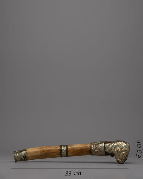 Authentic Tibetan Kangling | Handcrafted Bone Ritual Instrument