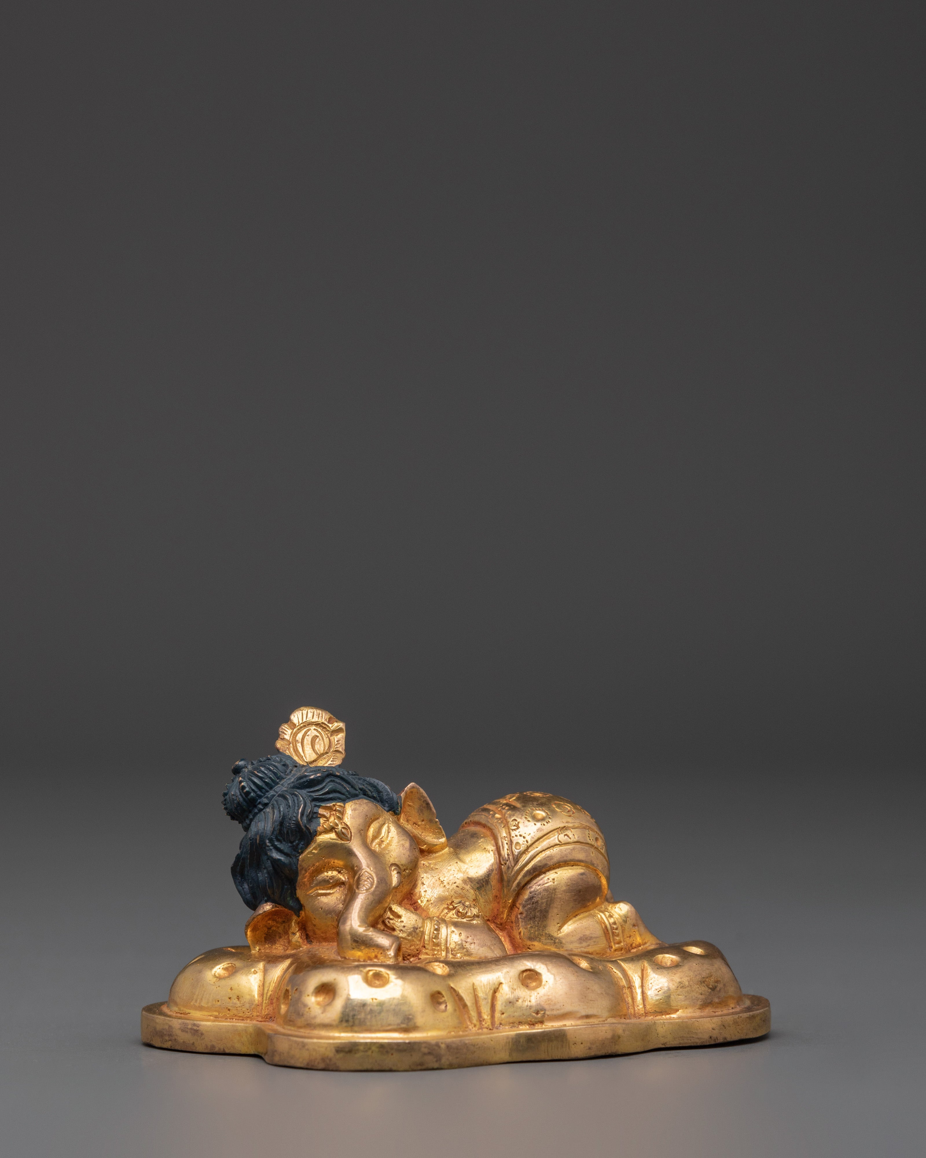 Sleeping Ganesha Figurine | Spiritual Home Decor
