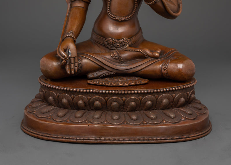 White Tara Goddess Statue | Female Buddha Sculpture for Divine Compassion and Healing