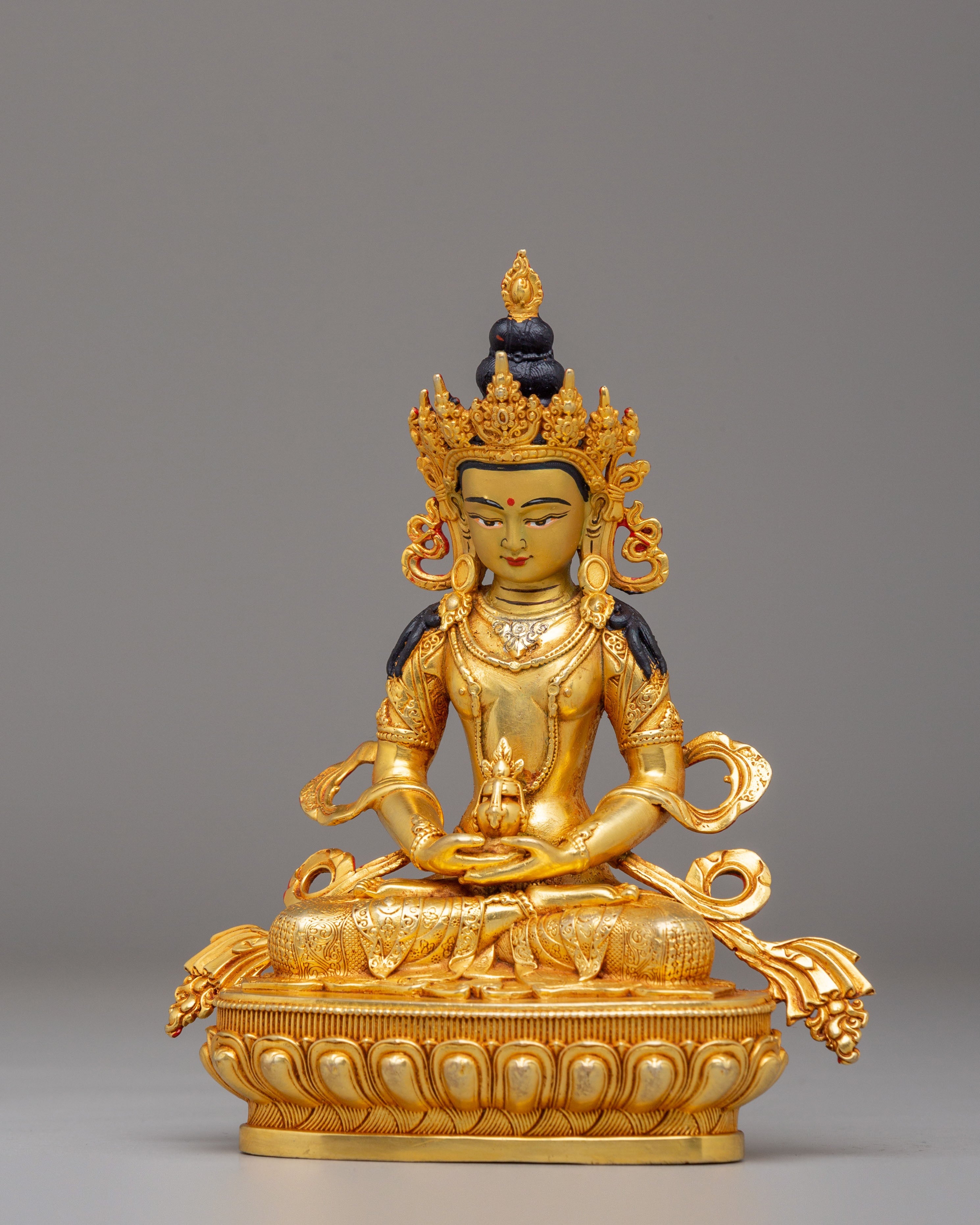 Handcrafted Amitayus Buddhist Statue | Symbol of Infinite Life