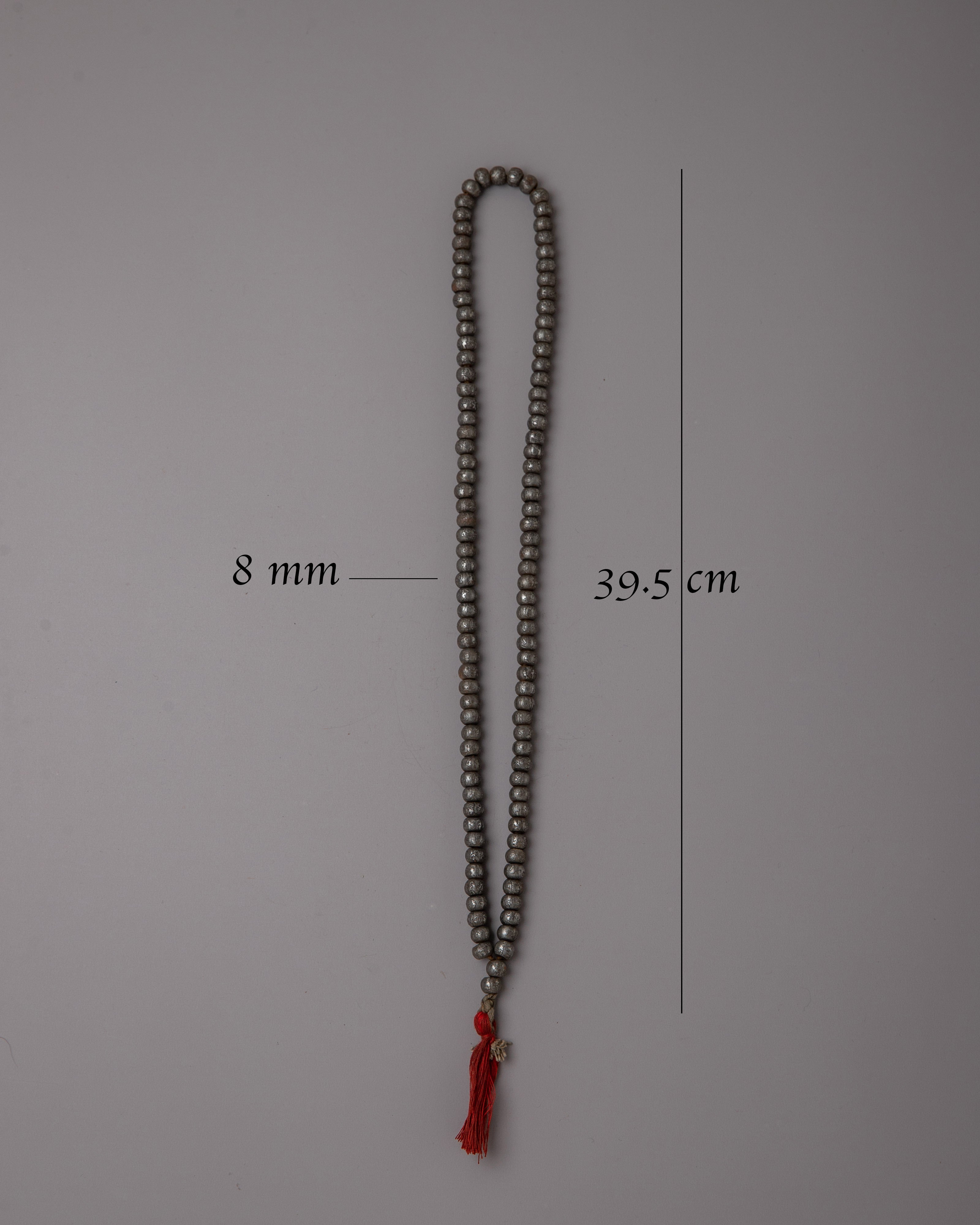 Mala Meditation Iron Beads | Perfect for Yoga Retreats and Spiritual Events