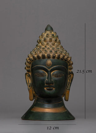 Head of Buddha Statue | Enhance Your Space with Tranquil Beauty