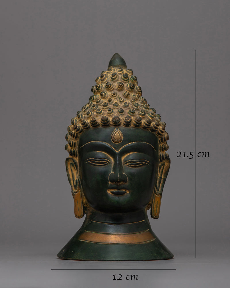 Head of Buddha Statue | Enhance Your Space with Tranquil Beauty