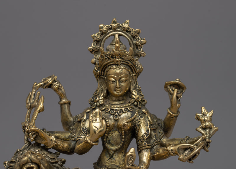 Durga Maa Brass Statue | A Sacred Addition to Festivals and Religious Ceremonies