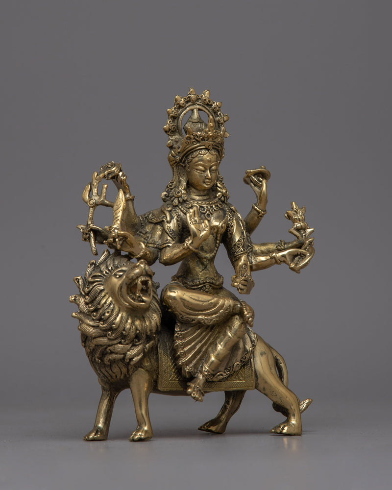 Durga Maa Brass Statue | A Sacred Addition to Festivals and Religious Ceremonies